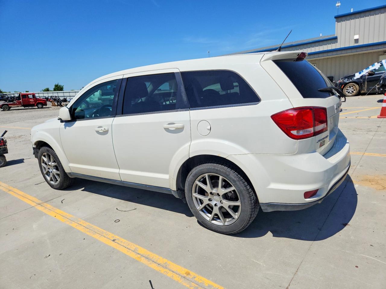 2015 Dodge Journey Gt White vin: 3C4PDCEG5FT637505