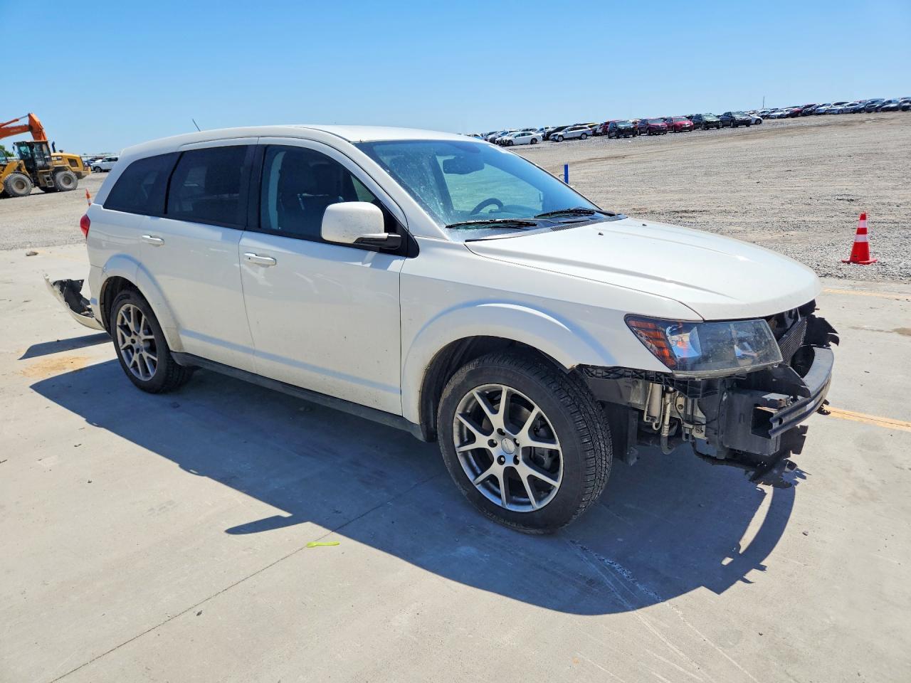 2015 Dodge Journey Gt White vin: 3C4PDCEG5FT637505