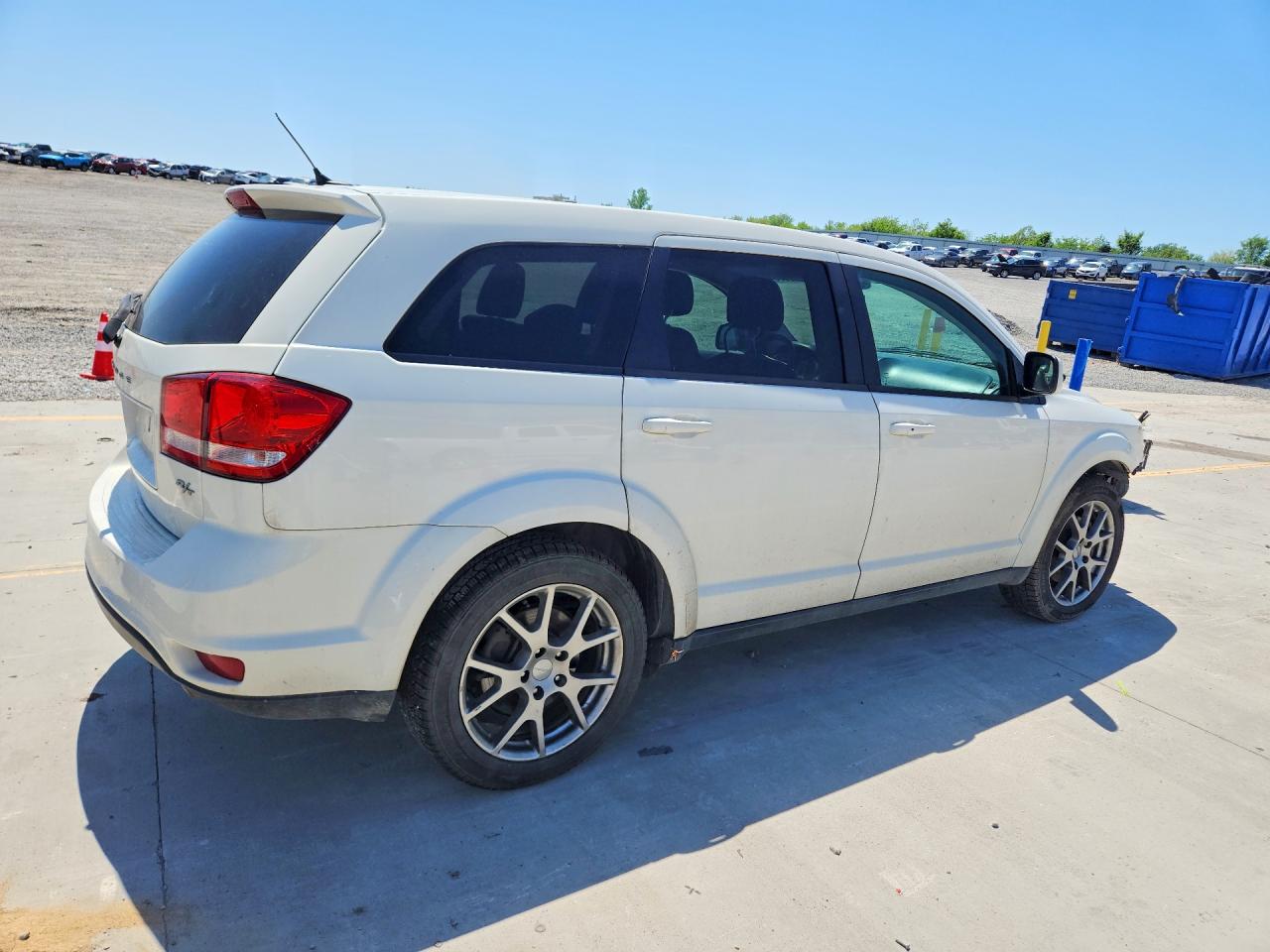 2015 Dodge Journey Gt White vin: 3C4PDCEG5FT637505