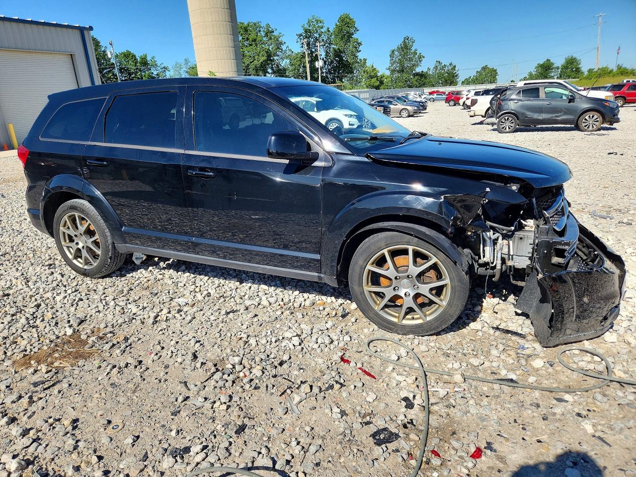 2016 Dodge Journey R Black vin: 3C4PDCEG7GT247636