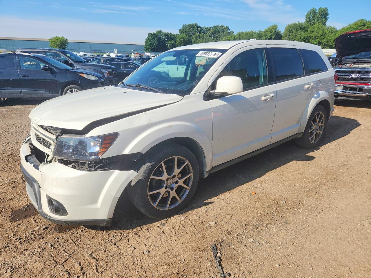 2014 Dodge Journey R/t White vin: 3C4PDCEG8ET205781