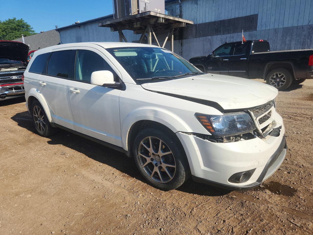 2014 Dodge Journey R/t White vin: 3C4PDCEG8ET205781