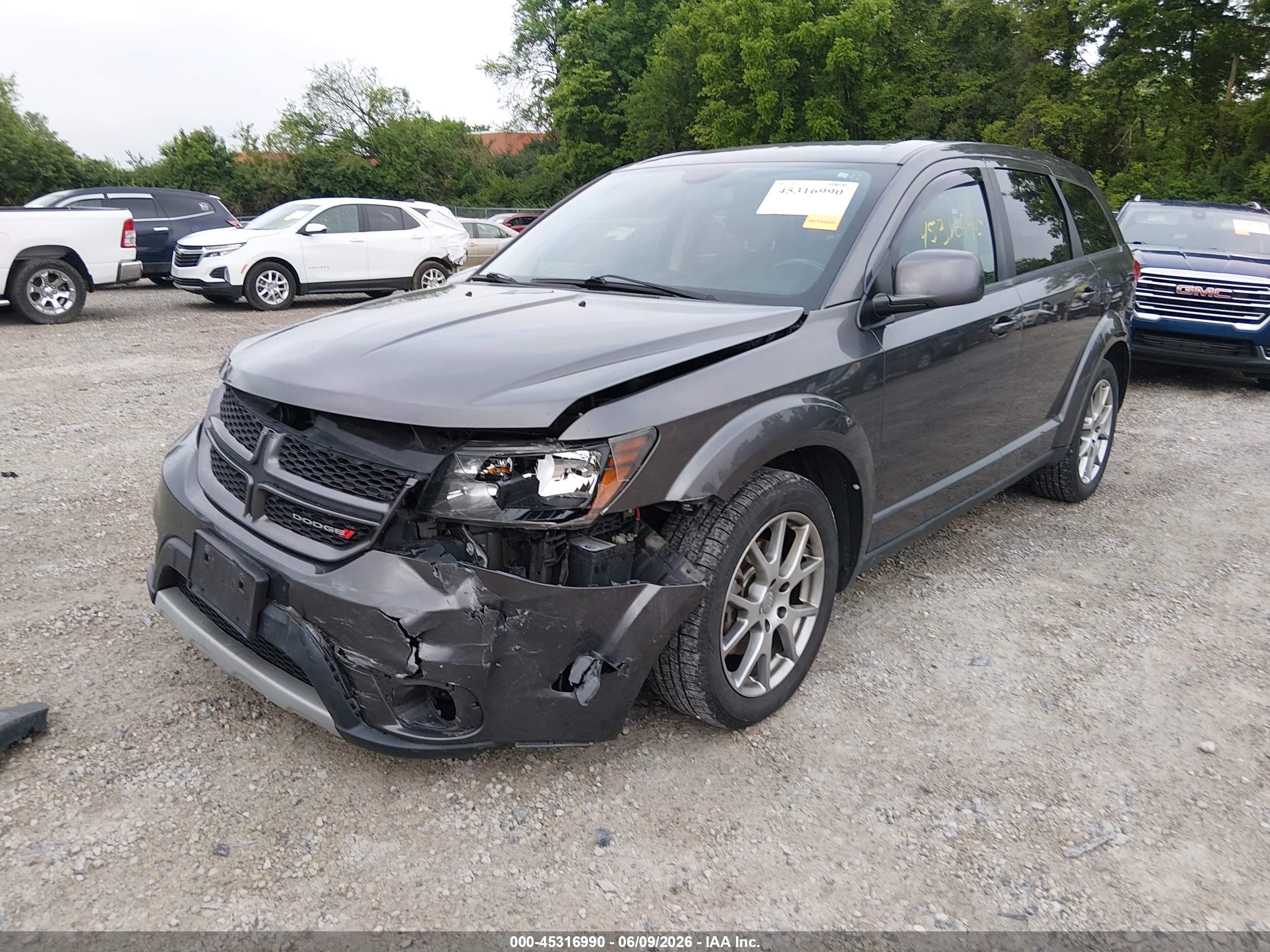2015 Dodge Journey R/t Gray vin: 3C4PDCEG8FT686858
