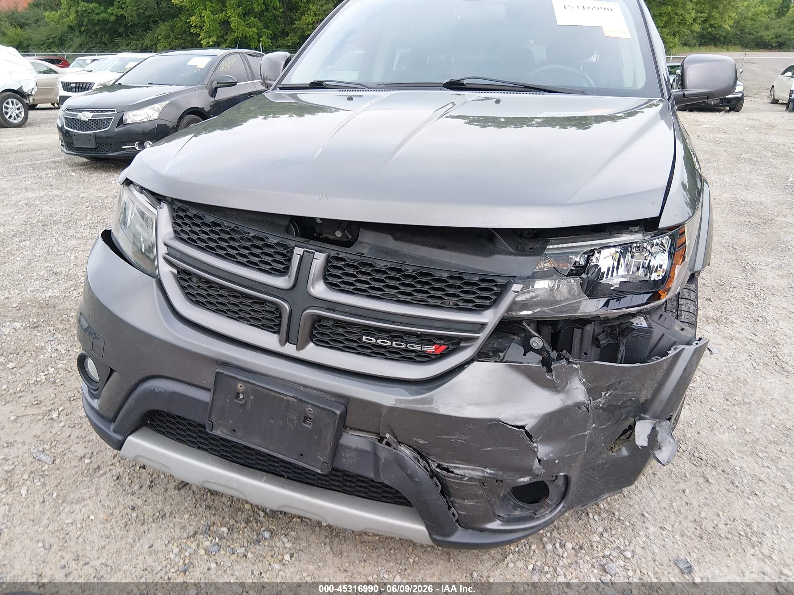 2015 Dodge Journey R/t Gray vin: 3C4PDCEG8FT686858