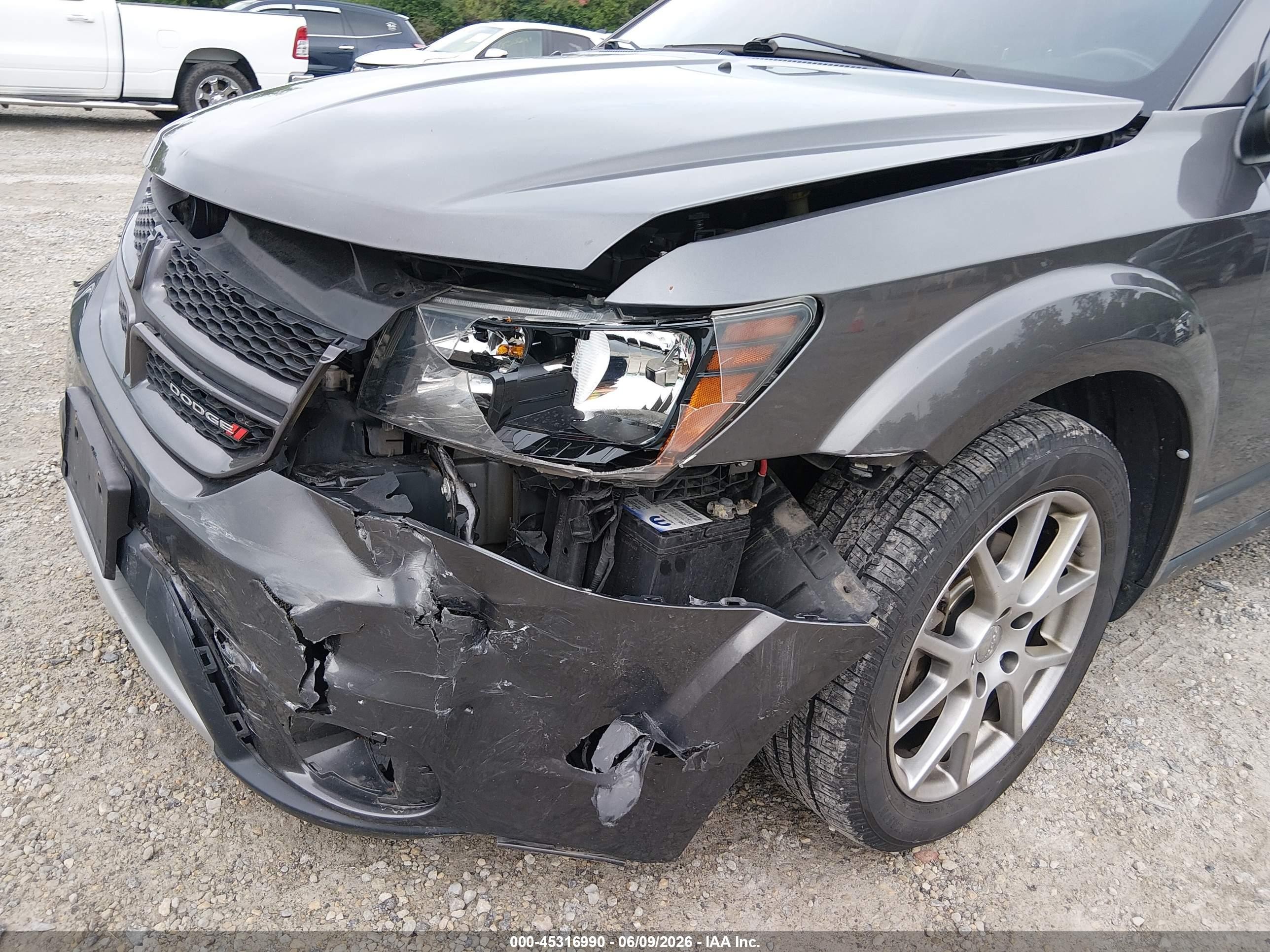 2015 Dodge Journey R/t Gray vin: 3C4PDCEG8FT686858