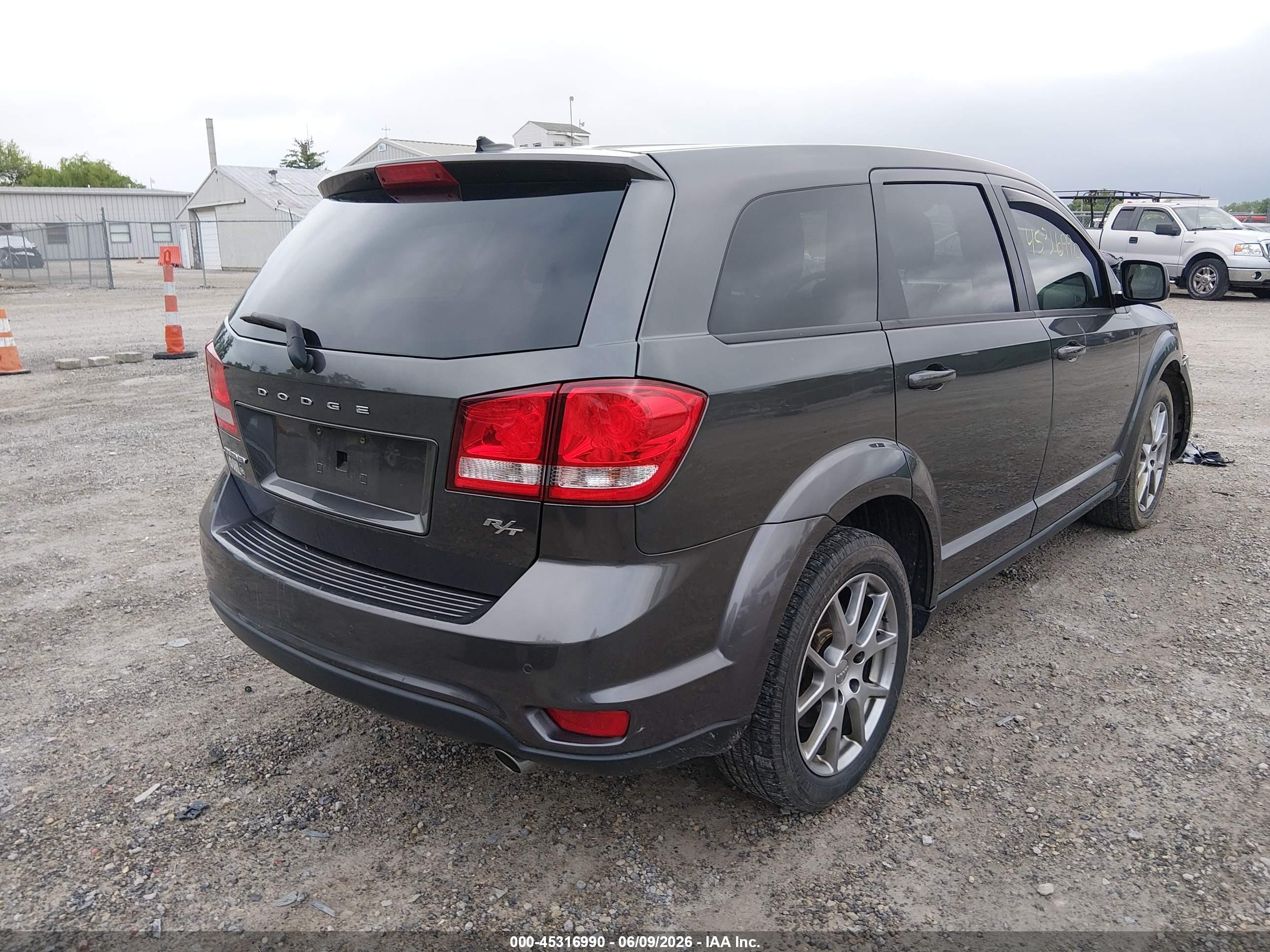 2015 Dodge Journey R/t Gray vin: 3C4PDCEG8FT686858