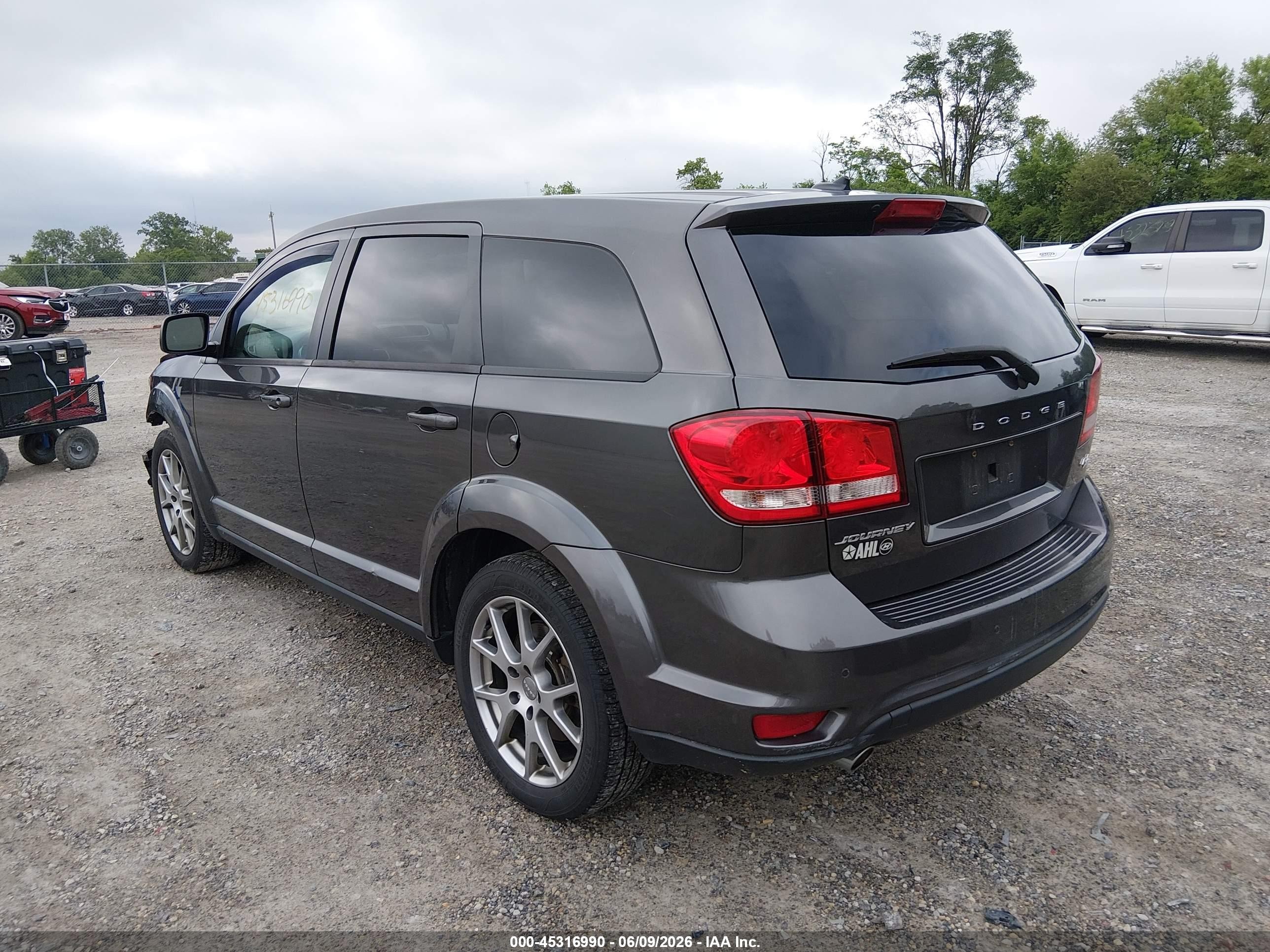 2015 Dodge Journey R/t Gray vin: 3C4PDCEG8FT686858