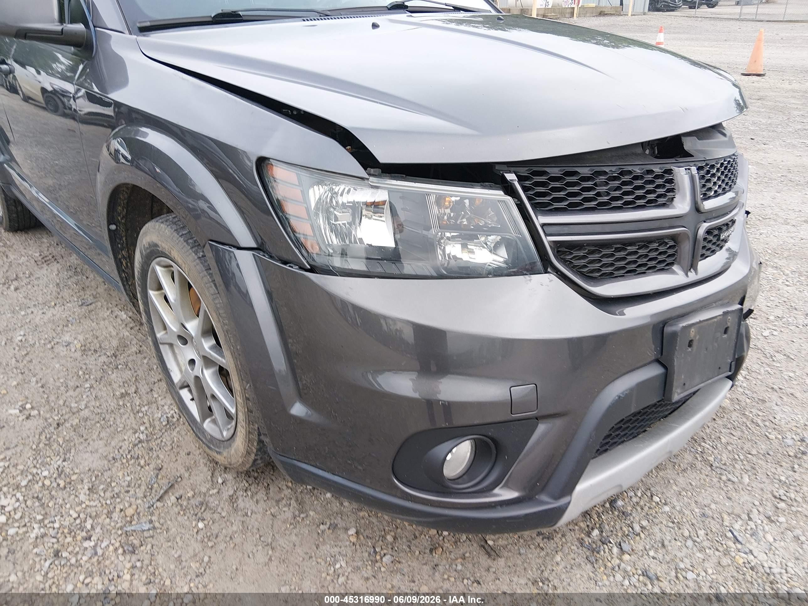 2015 Dodge Journey R/t Gray vin: 3C4PDCEG8FT686858