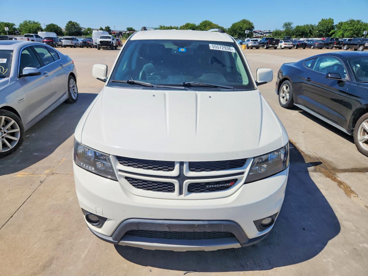 2015 Dodge Journey R White vin: 3C4PDCEG9FT614793