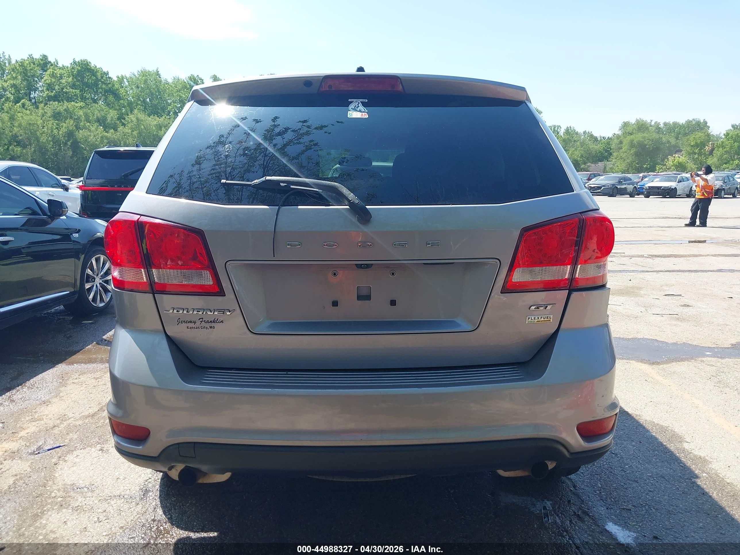 2019 Dodge Journey Gt Silver vin: 3C4PDCEG9KT717464