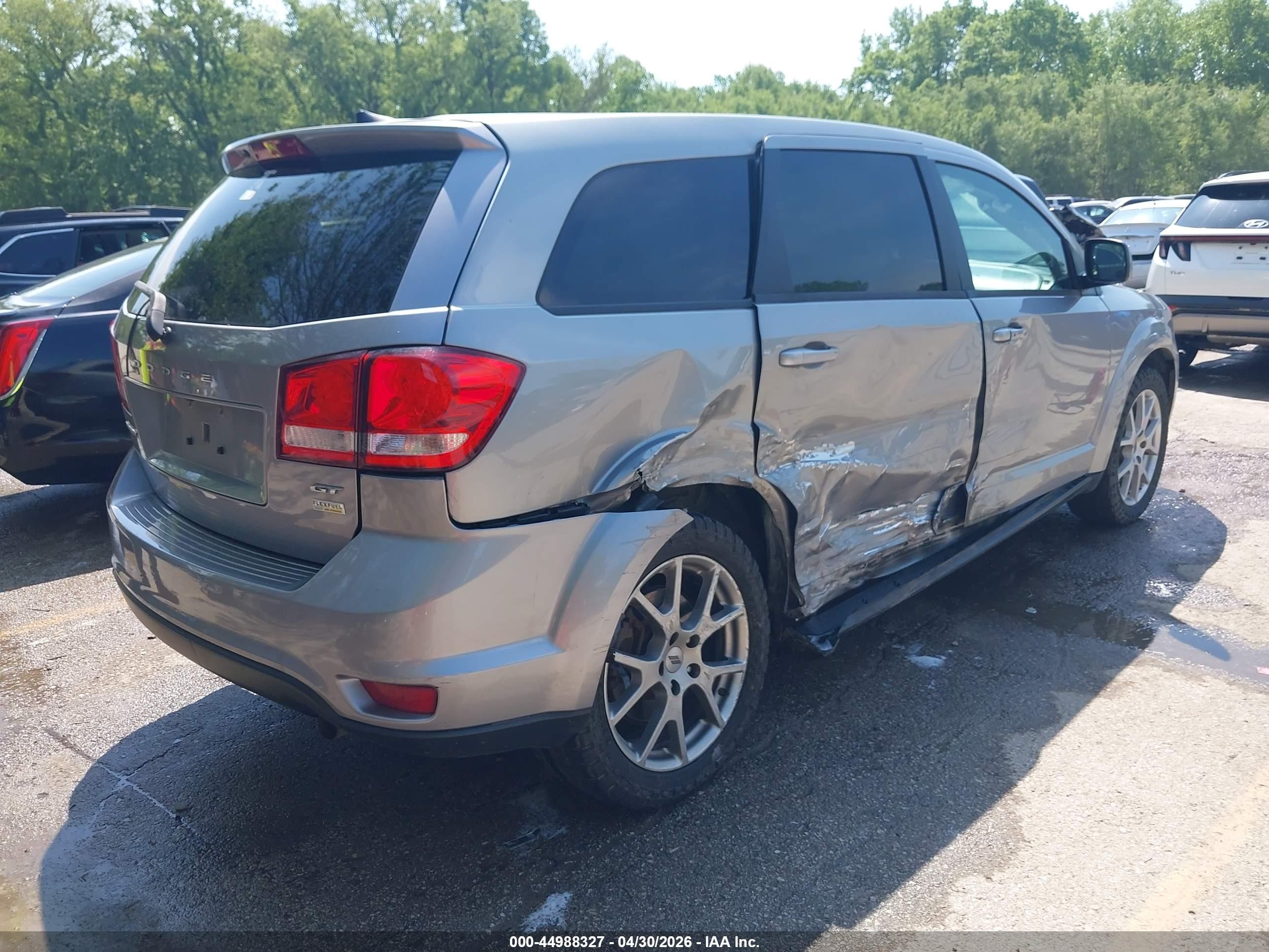 2019 Dodge Journey Gt Silver vin: 3C4PDCEG9KT717464