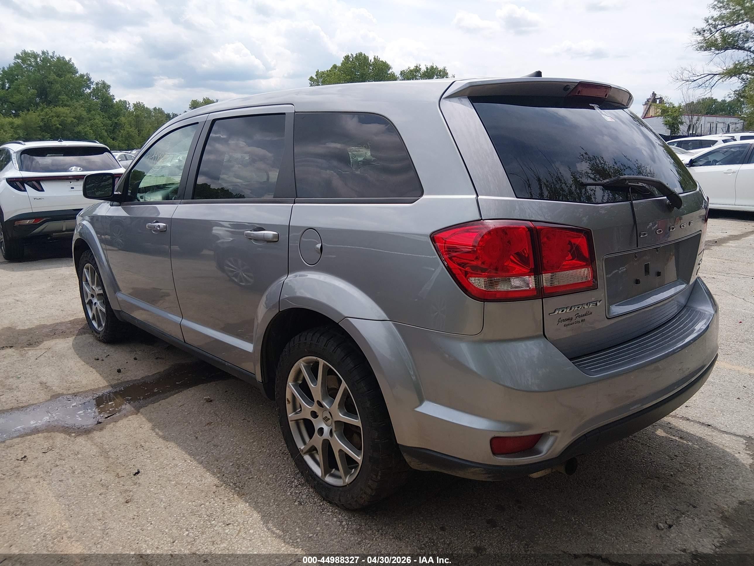 2019 Dodge Journey Gt Silver vin: 3C4PDCEG9KT717464