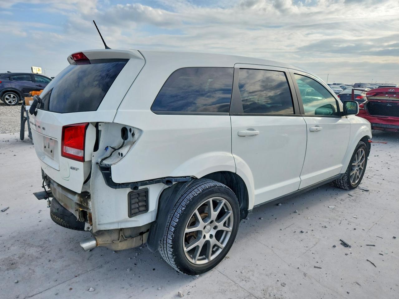 2017 Dodge Journey Gt Белый vin: 3C4PDCEGXHT549780