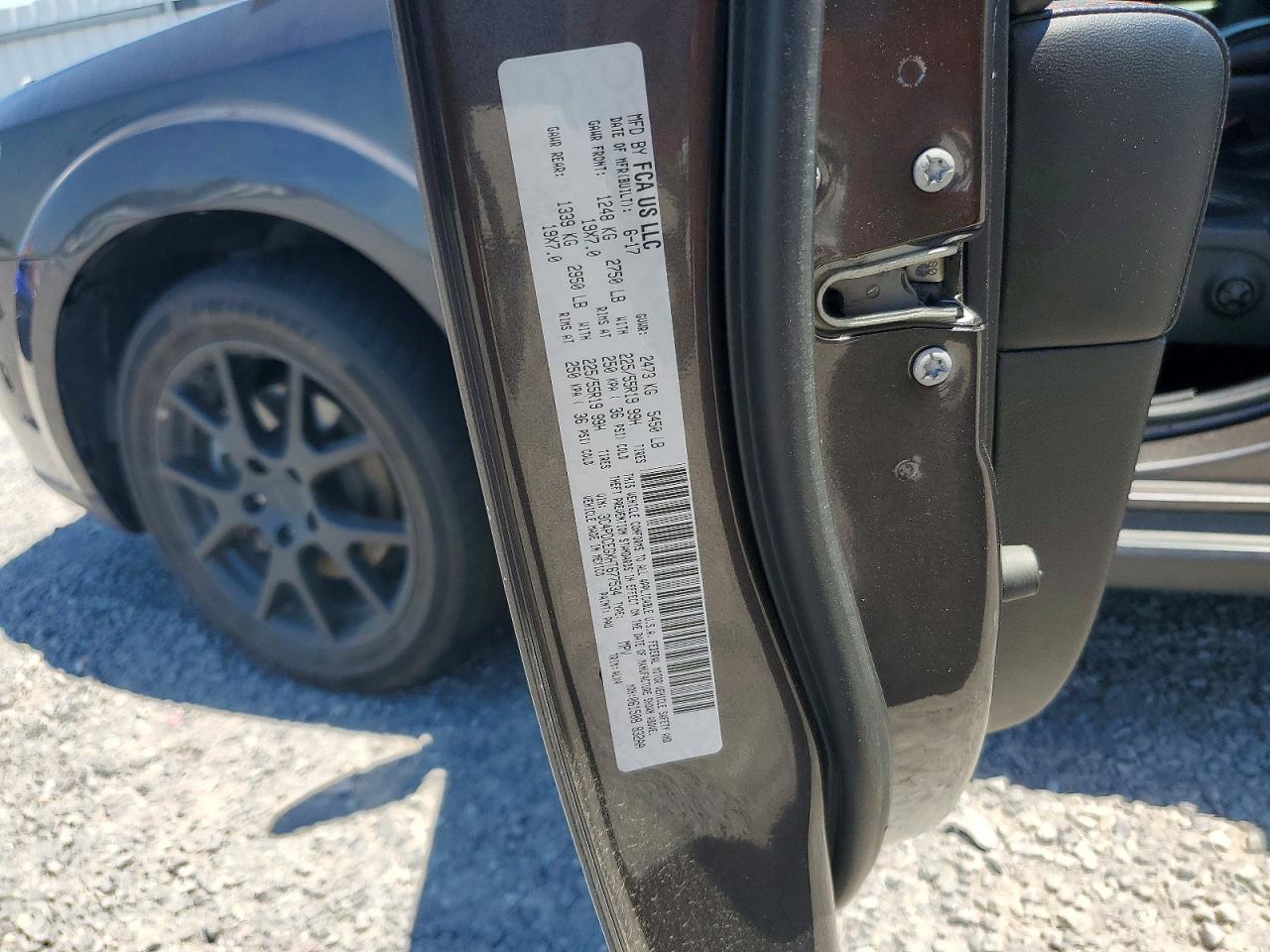 2017 Dodge Journey Gt Charcoal vin: 3C4PDCEGXHT677534