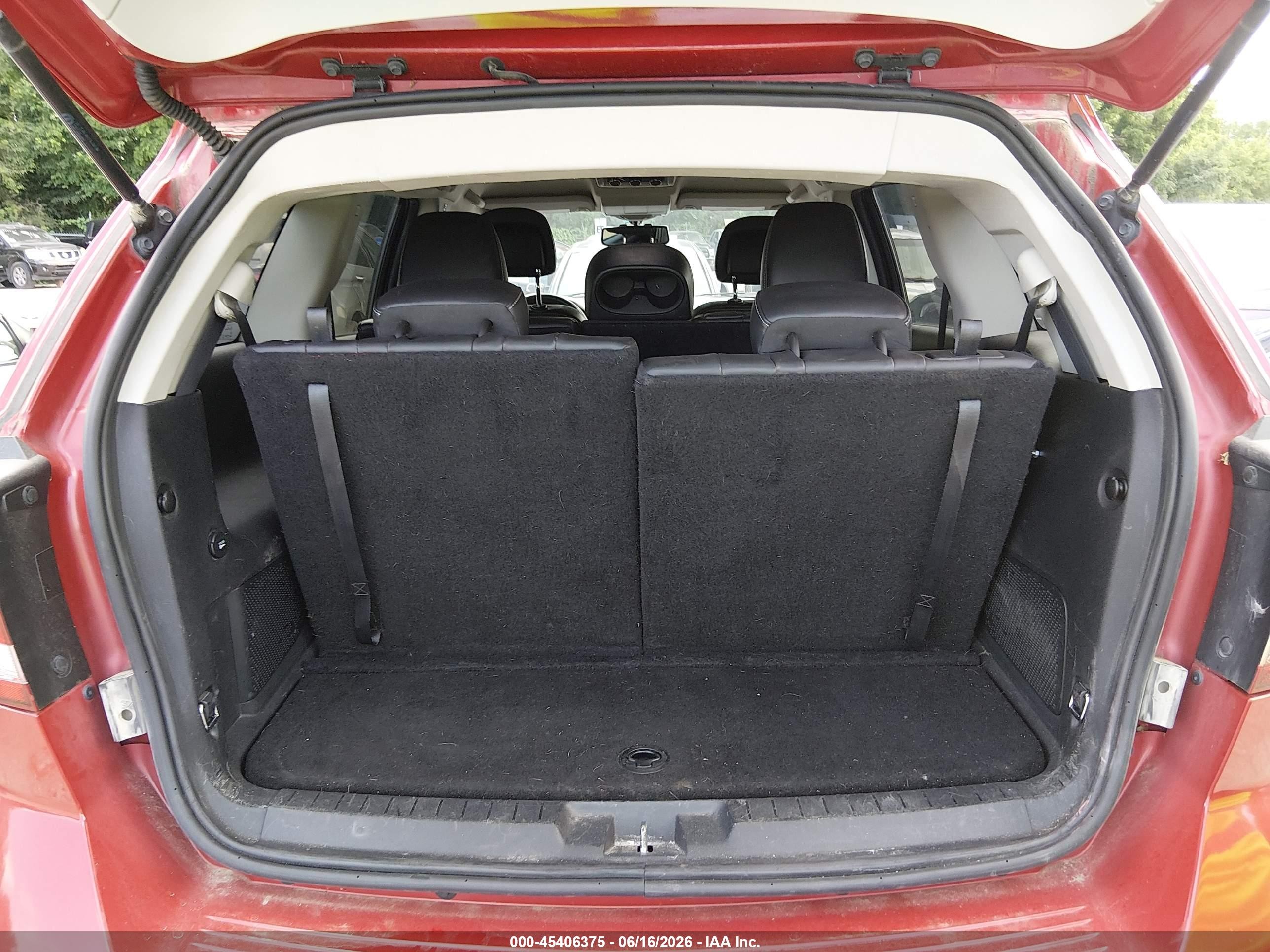 2015 Dodge Journey Crossroad Red vin: 3C4PDCGB0FT698116