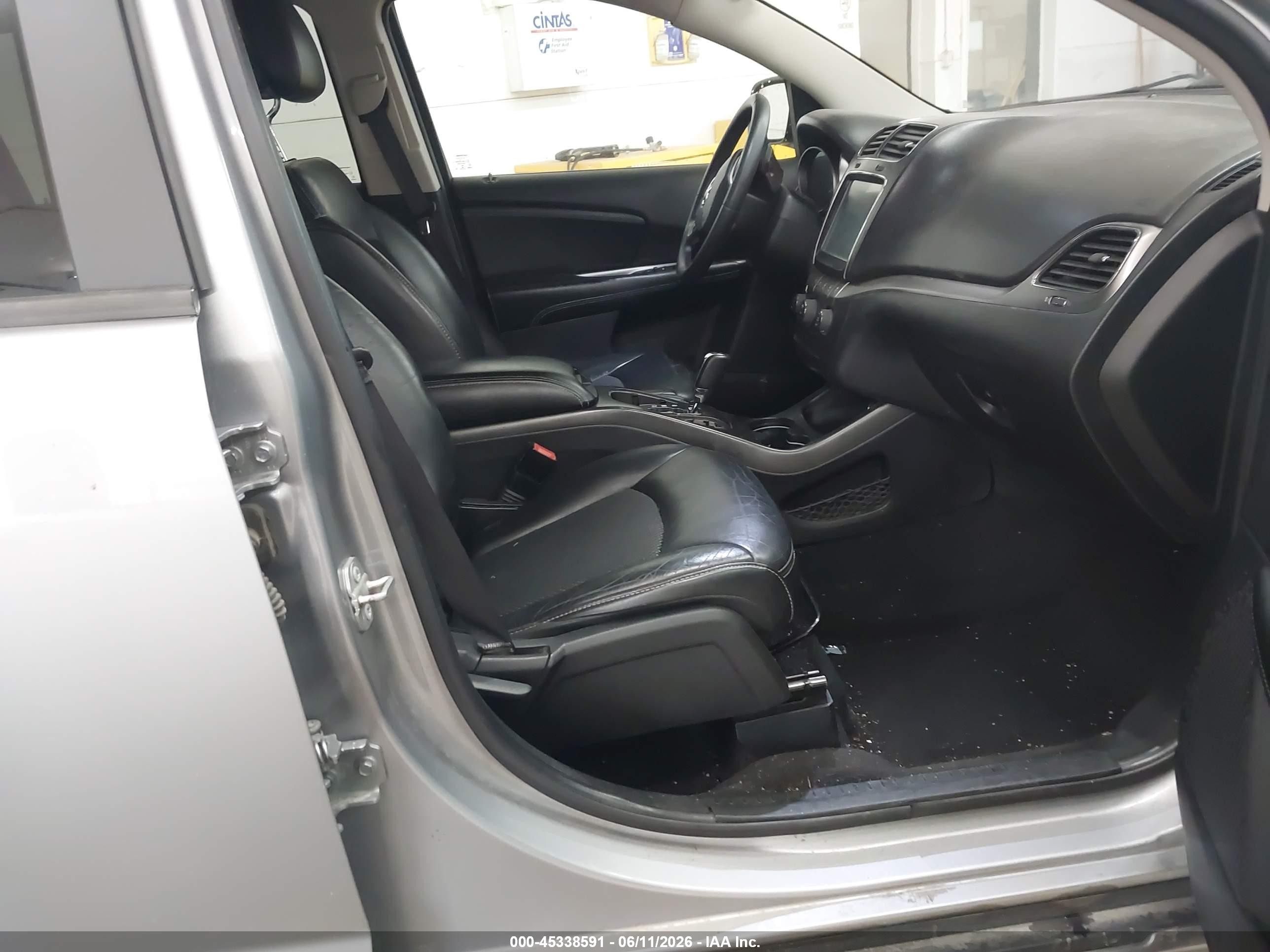 2015 Dodge Journey Crossroad Gray vin: 3C4PDCGB0FT735665