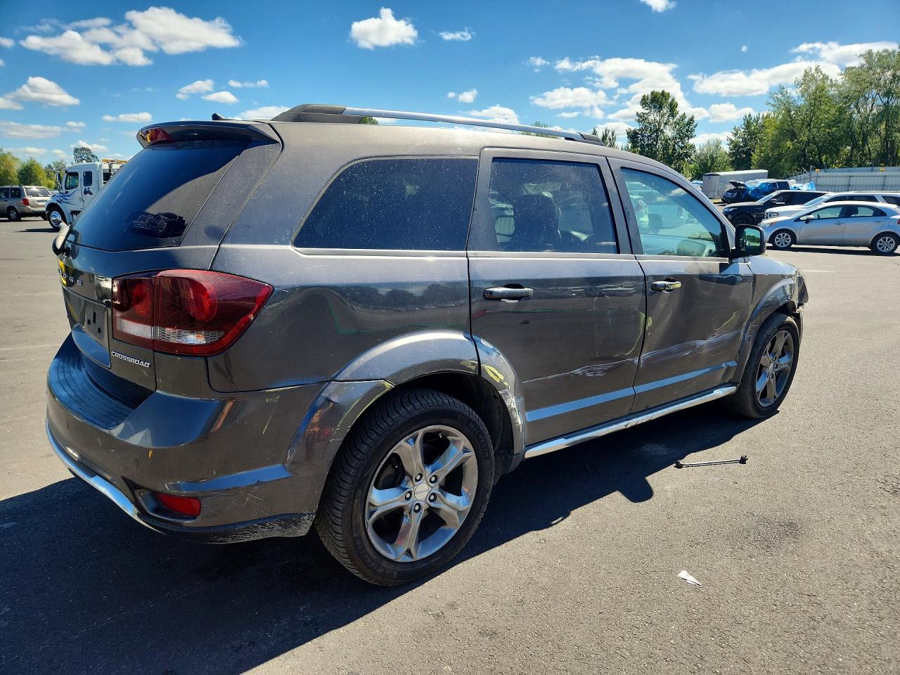 2017 Dodge Journey Crossroad Серый vin: 3C4PDCGB0HT507782