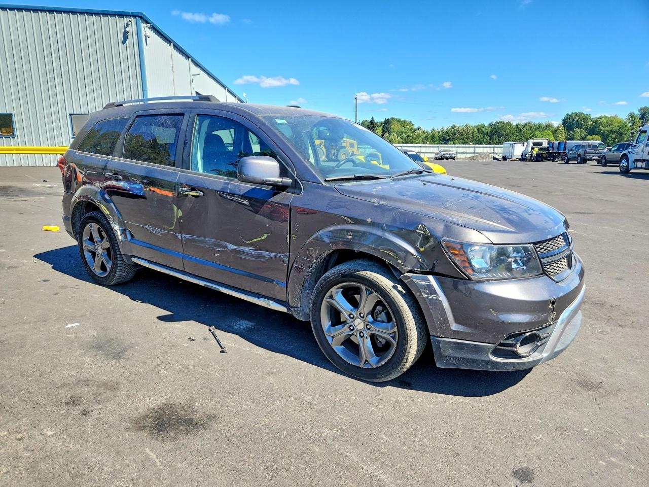 2017 Dodge Journey Crossroad Серый vin: 3C4PDCGB0HT507782