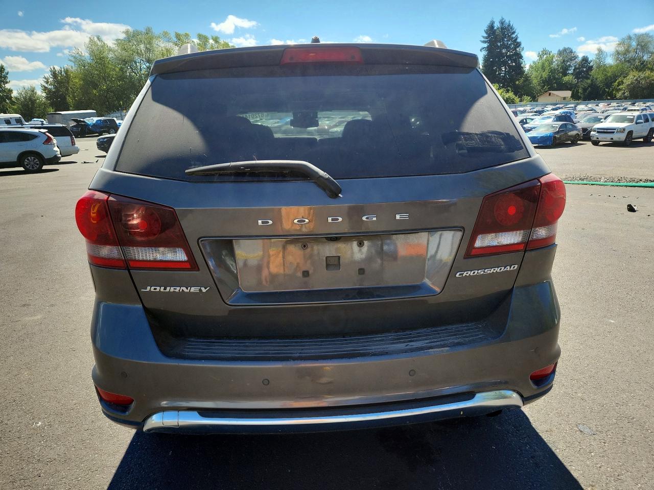 2017 Dodge Journey Crossroad Серый vin: 3C4PDCGB0HT507782