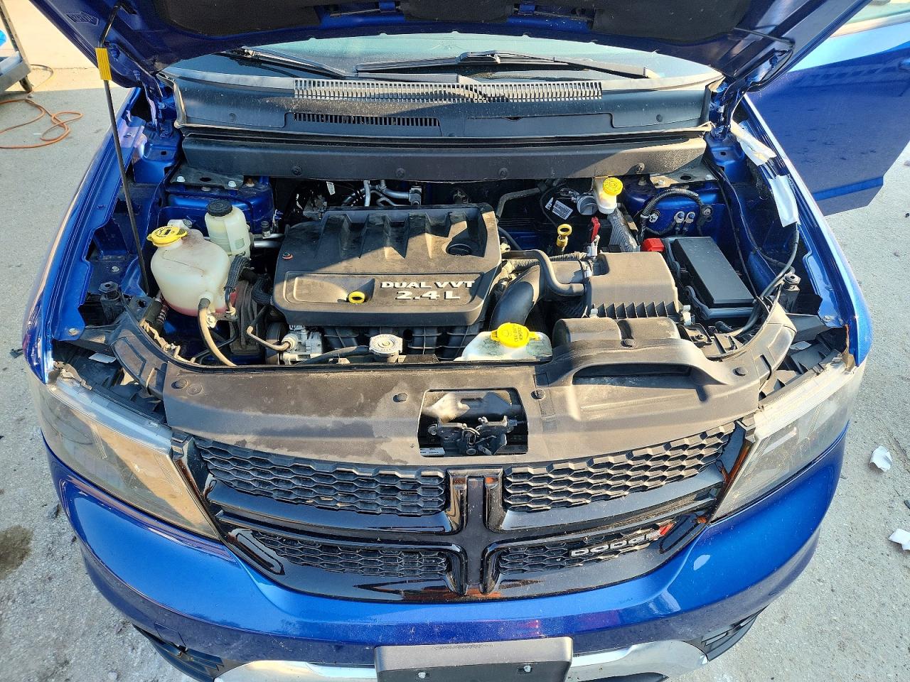 2015 Dodge Journey Crossroad Blue vin: 3C4PDCGB1FT682510
