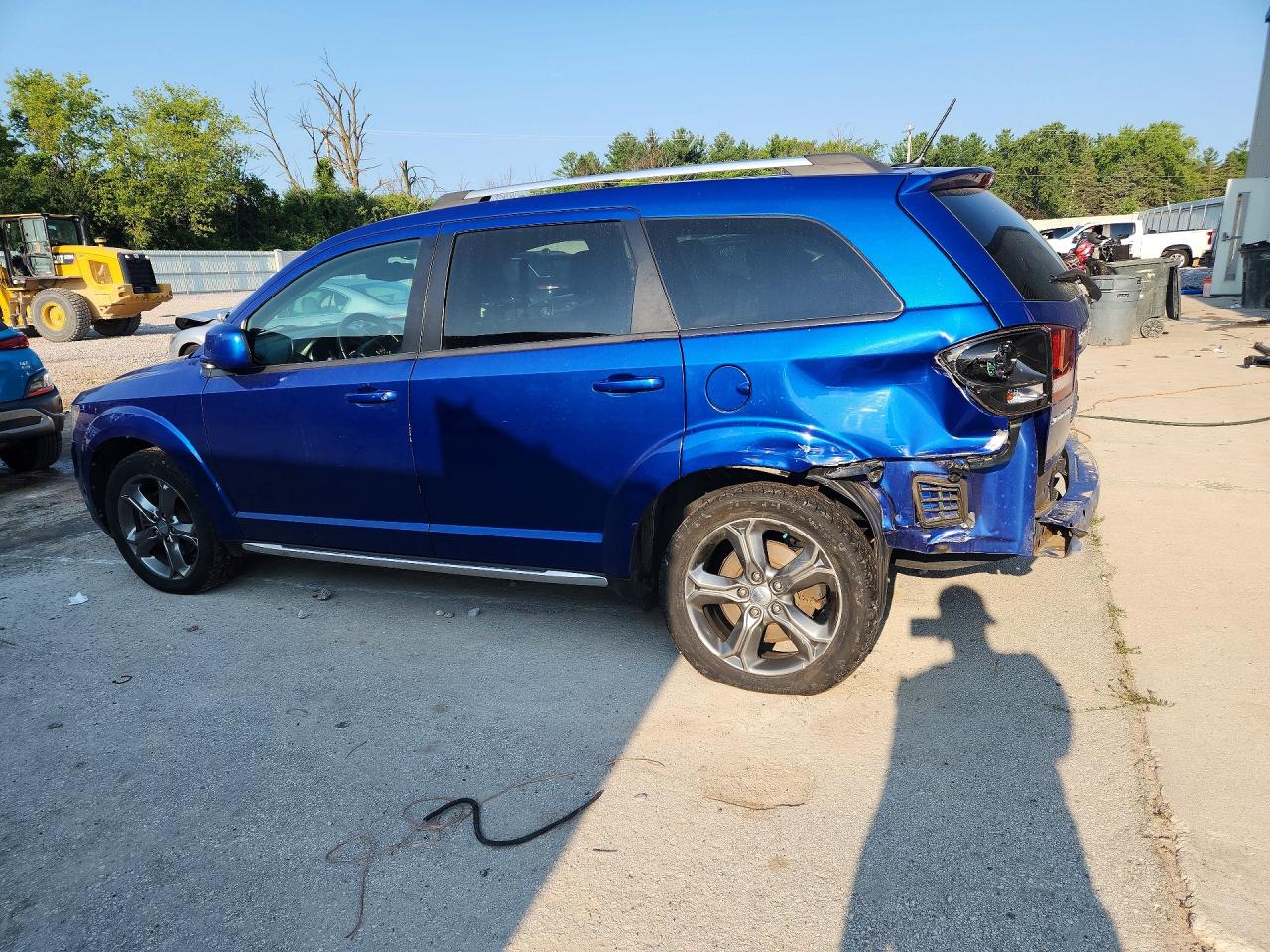 2015 Dodge Journey Crossroad Blue vin: 3C4PDCGB1FT682510