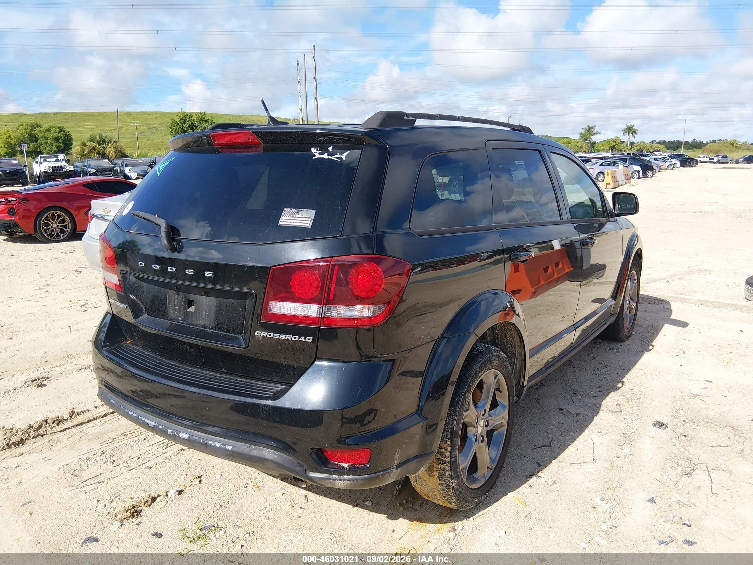 2016 Dodge Journey Crossroad Black vin: 3C4PDCGB1GT112279