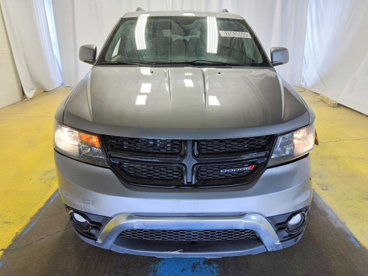 2017 Dodge Journey Crossroad Silver vin: 3C4PDCGB2HT524504