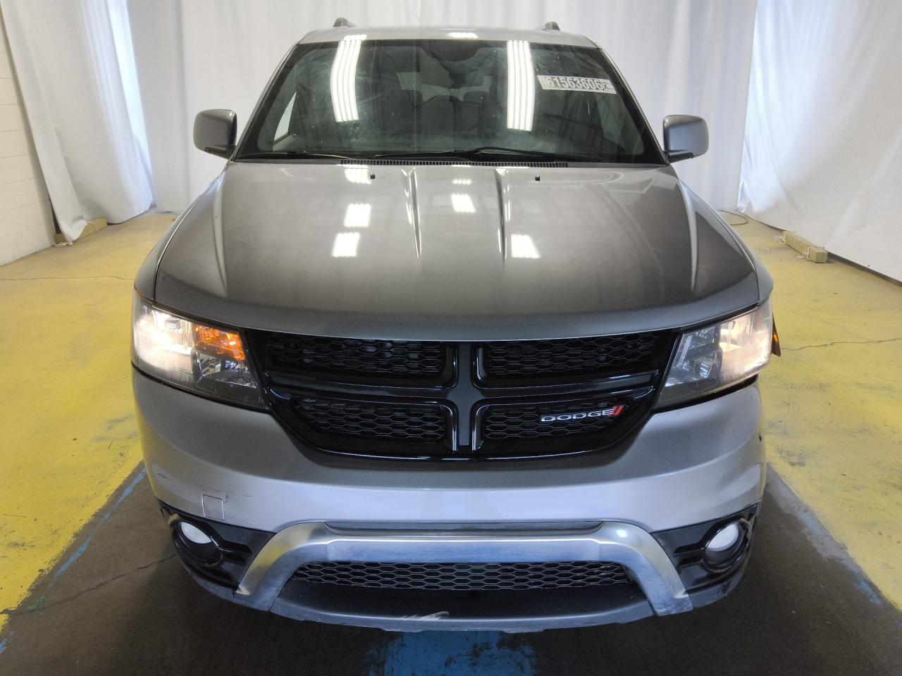 2017 Dodge Journey Crossroad Silver vin: 3C4PDCGB2HT524504 Damage: Front Bumper Cover Lower, Scraped, 4 To 5 Inches