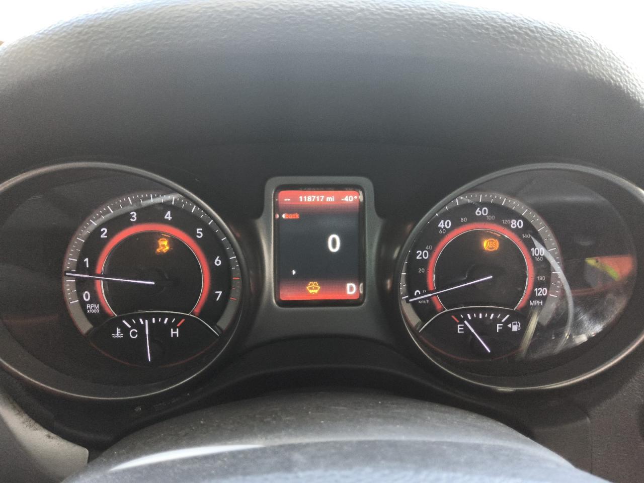 2017 Dodge Journey Crossroad Silver vin: 3C4PDCGB2HT524504 Damage: Warning Light - Abs, On, Unacceptable