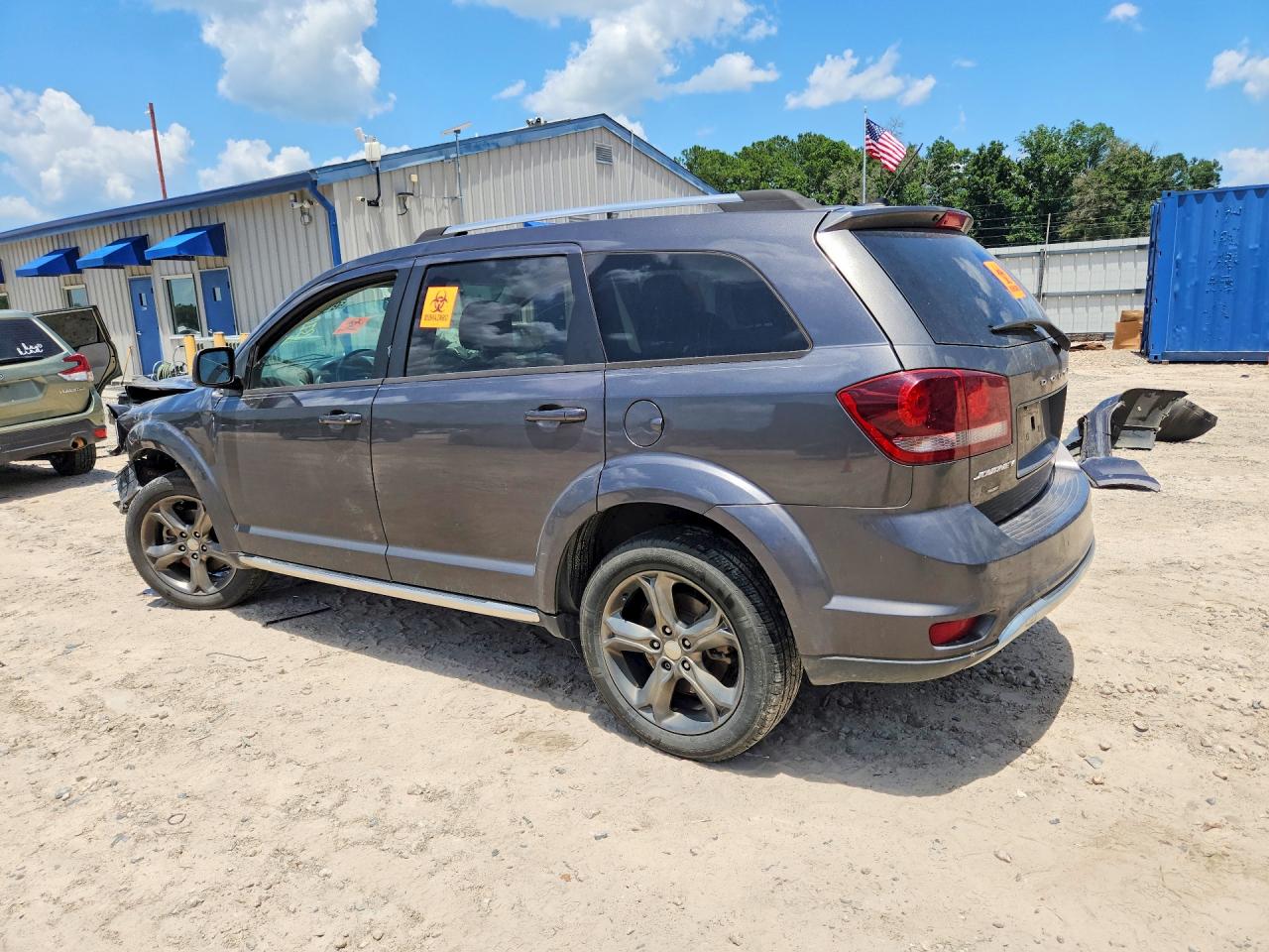 2015 Dodge Journey Crossroad Gray vin: 3C4PDCGB3FT637567