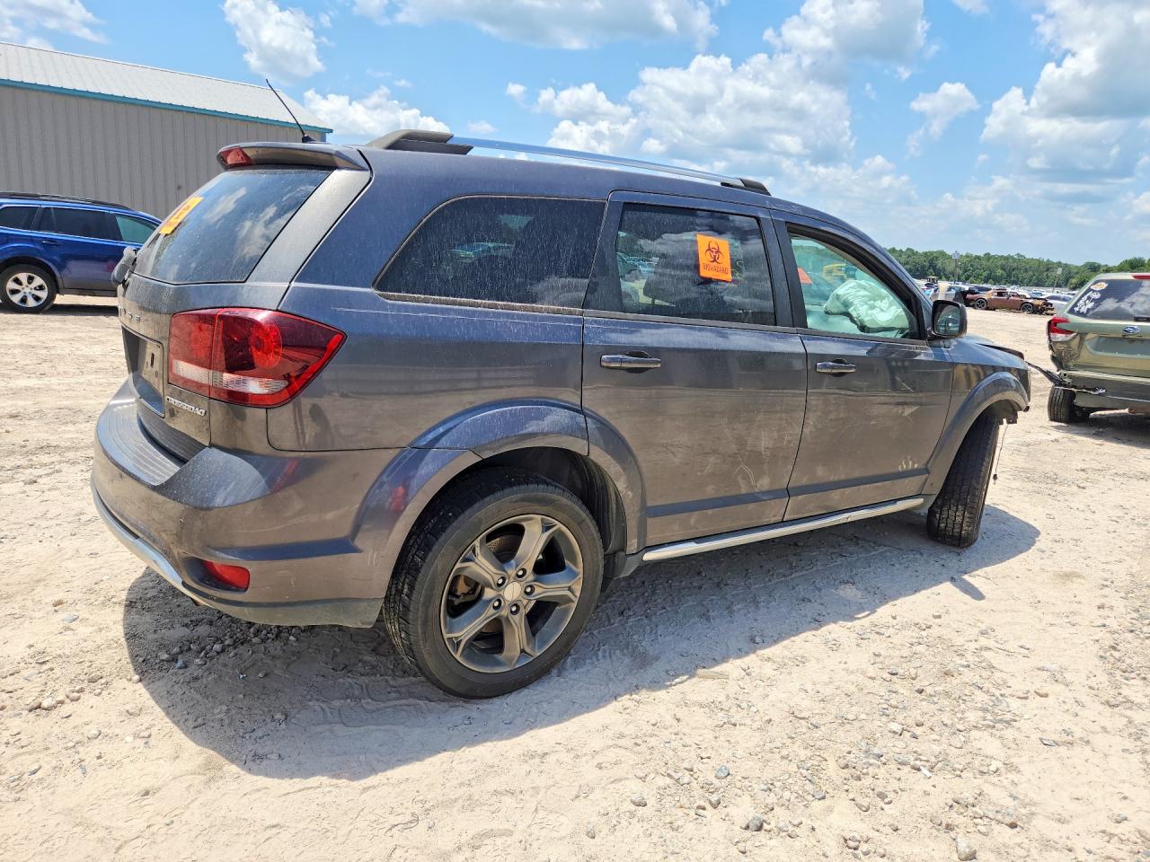 2015 Dodge Journey Crossroad Gray vin: 3C4PDCGB3FT637567