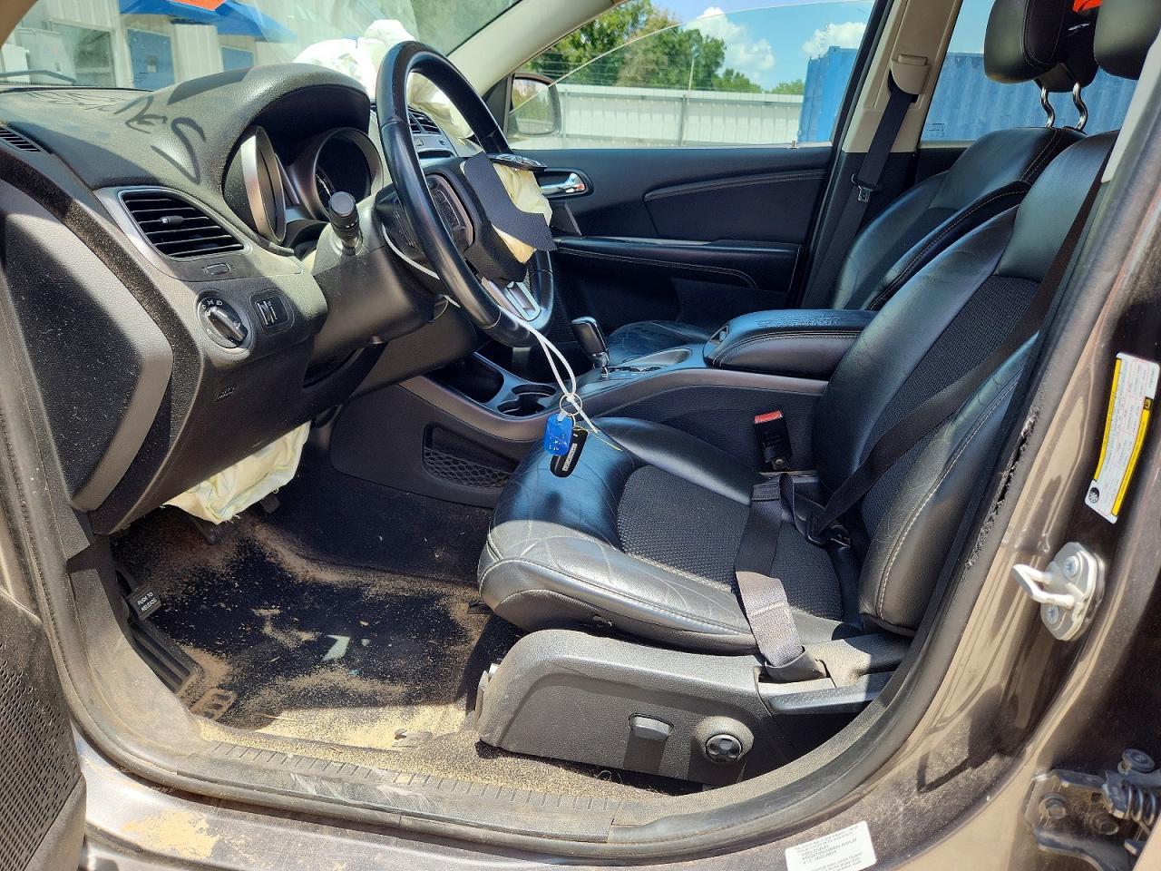 2015 Dodge Journey Crossroad Gray vin: 3C4PDCGB3FT637567