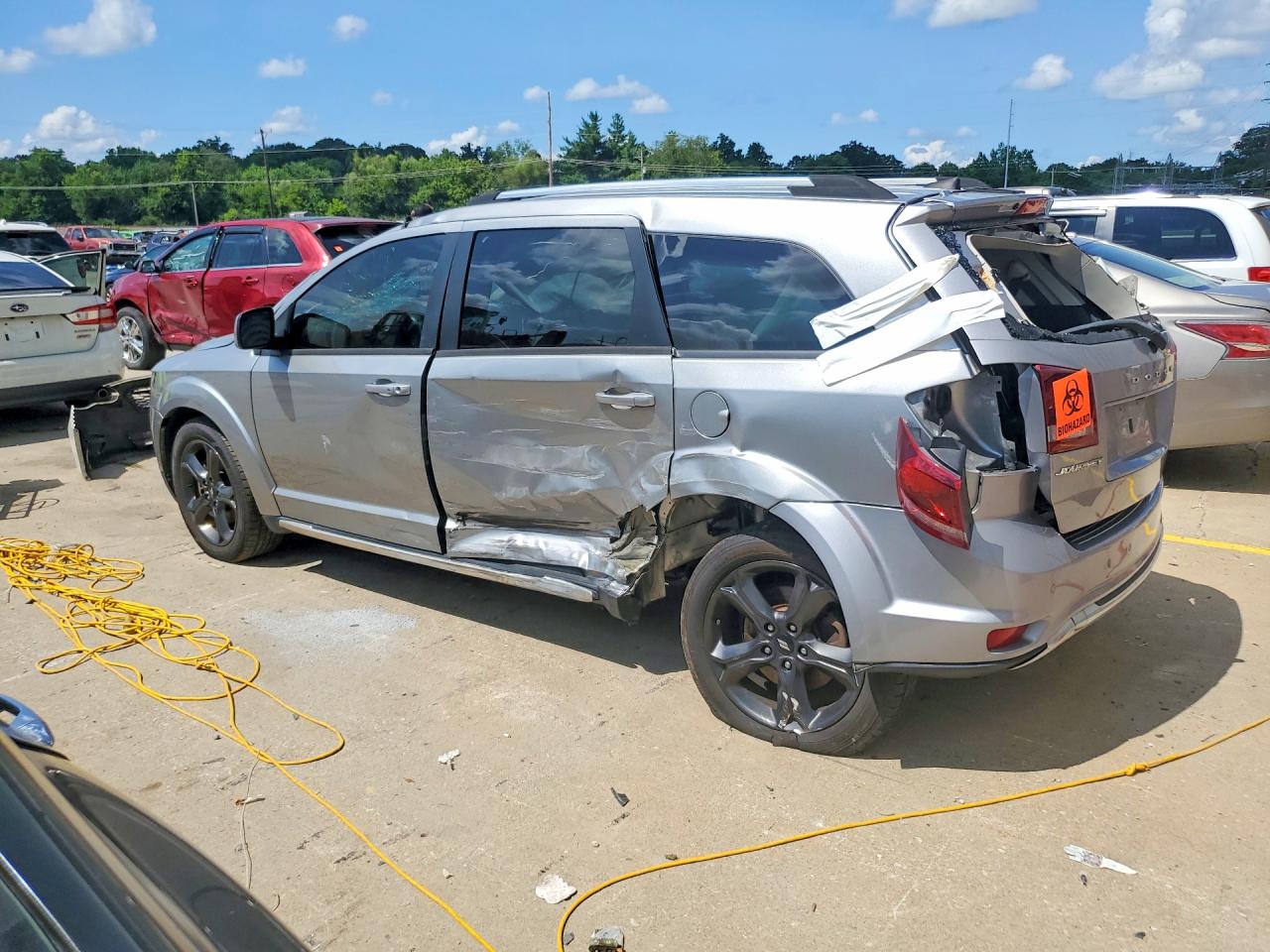 2020 Dodge Journey Crossroad Silver vin: 3C4PDCGB3LT201331