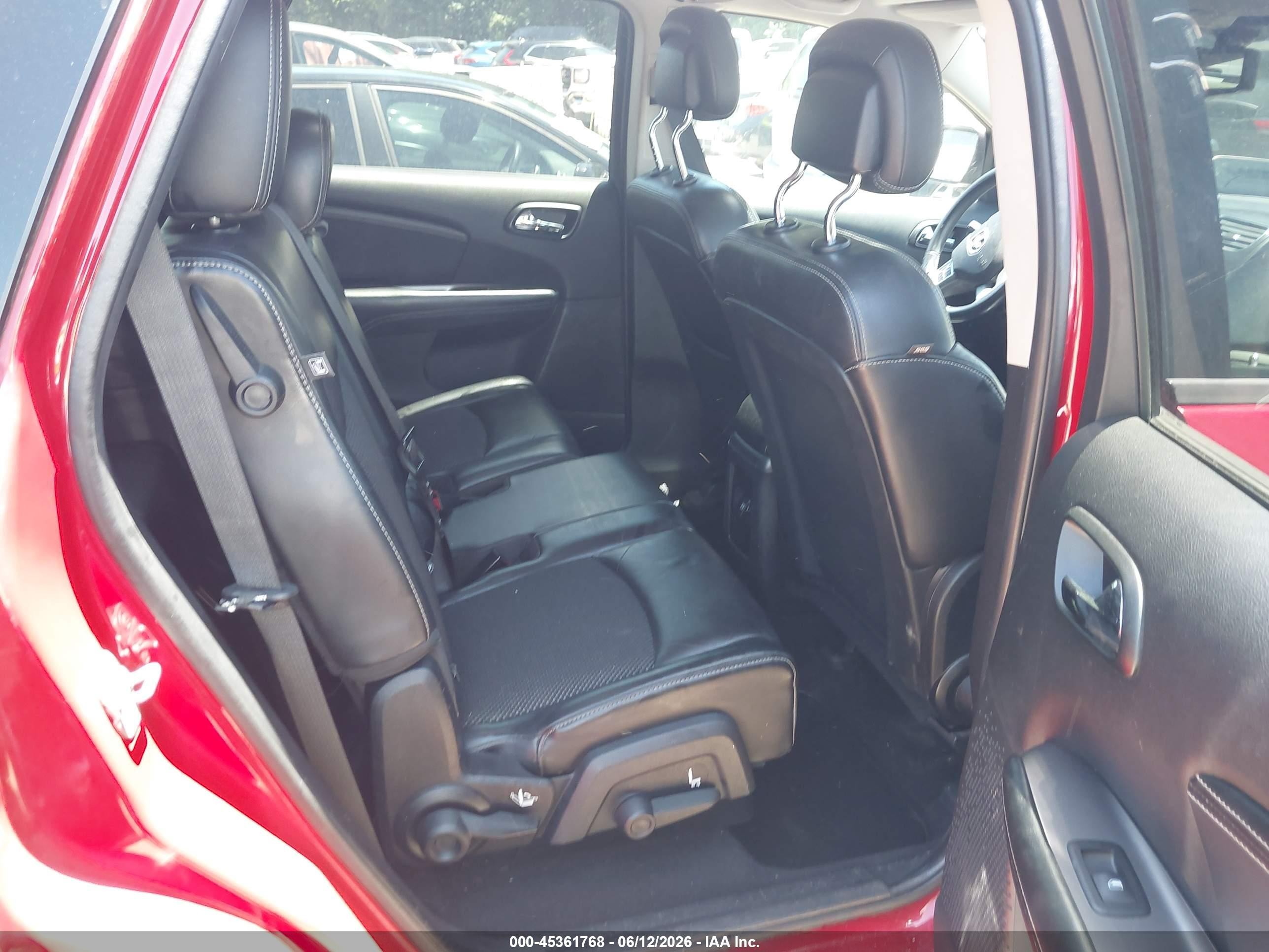 2015 Dodge Journey Crossroad Red vin: 3C4PDCGB4FT645838
