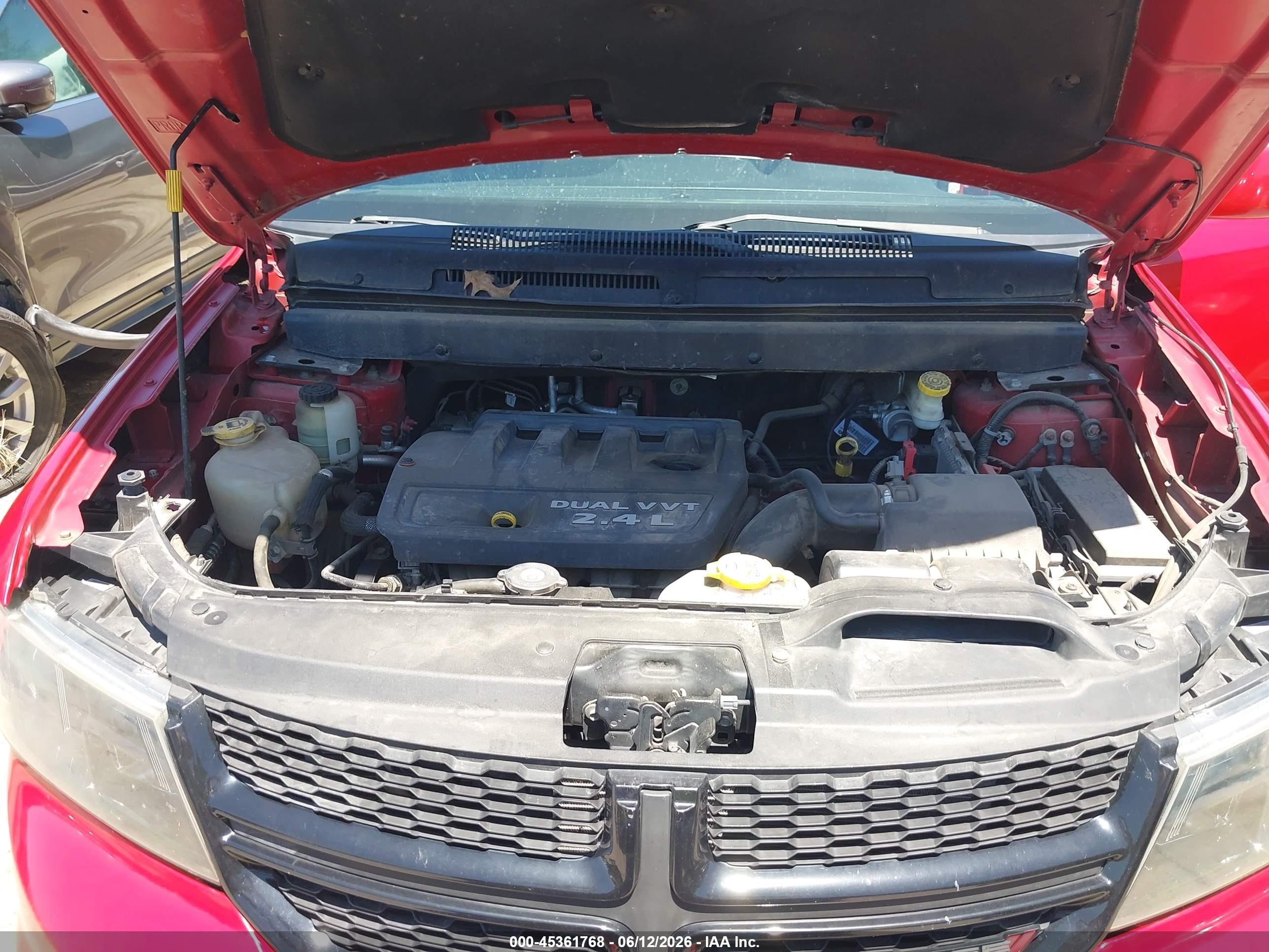 2015 Dodge Journey Crossroad Red vin: 3C4PDCGB4FT645838