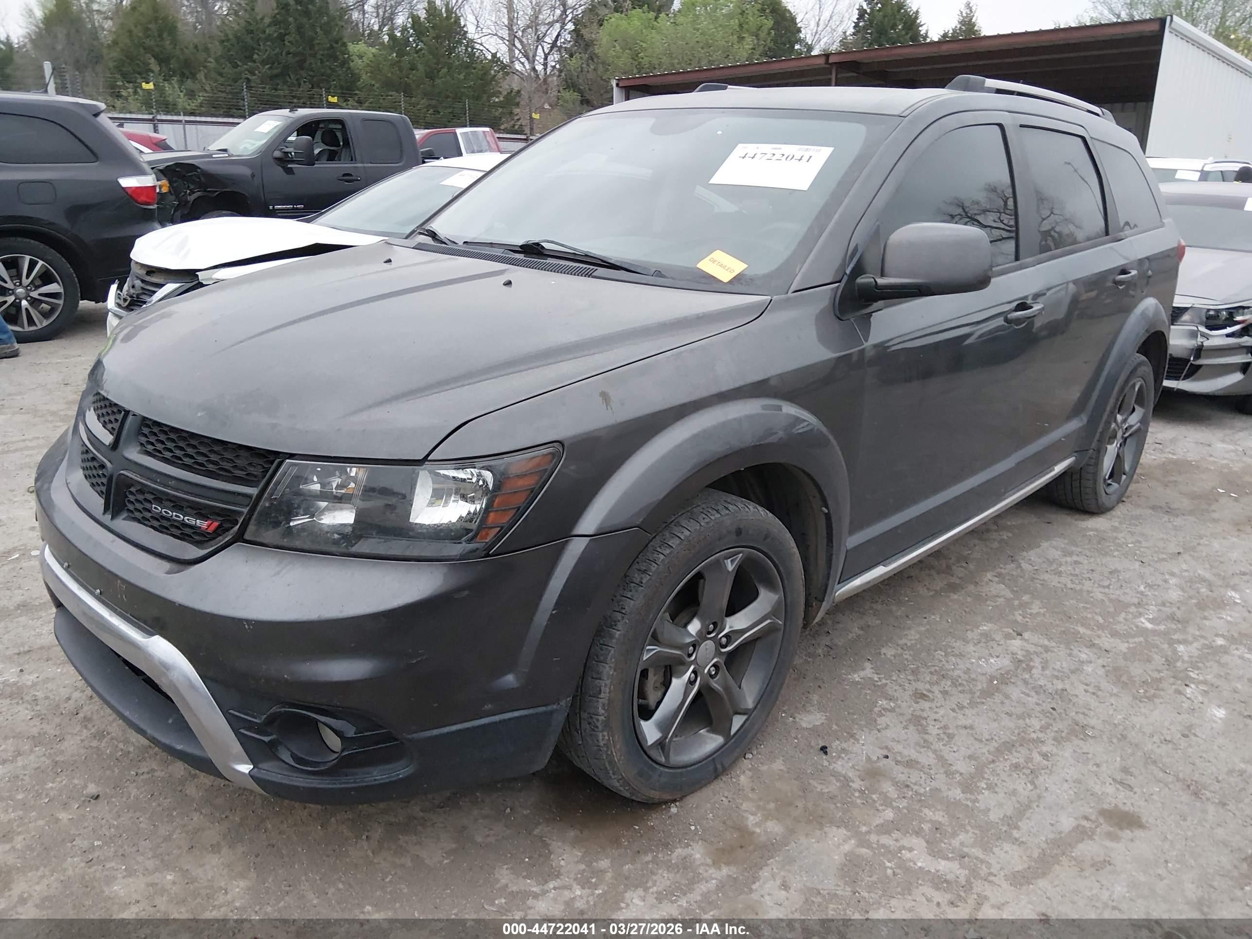 2014 Dodge Journey Crossroad Серый vin: 3C4PDCGB5ET289849