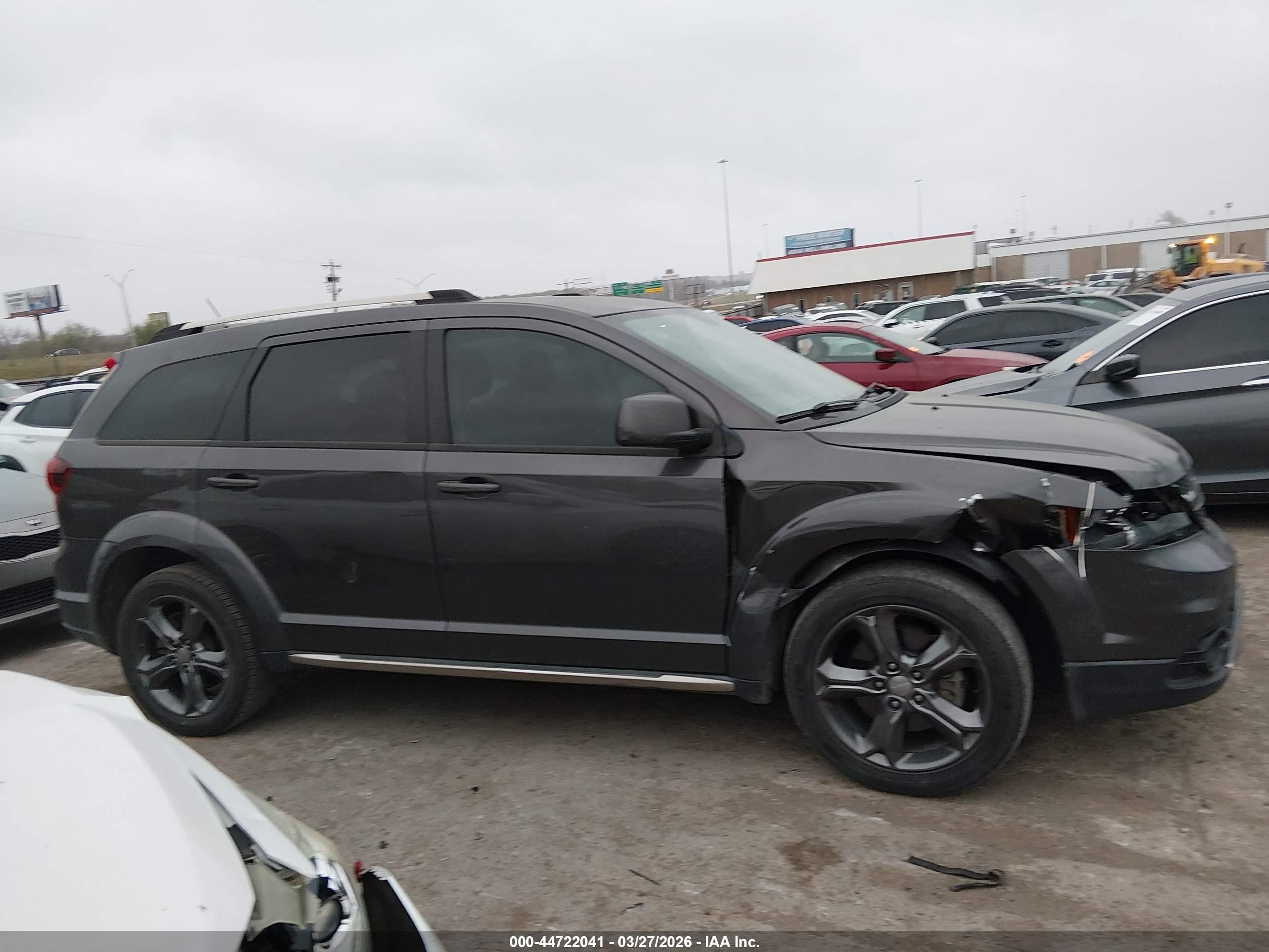 2014 Dodge Journey Crossroad Серый vin: 3C4PDCGB5ET289849
