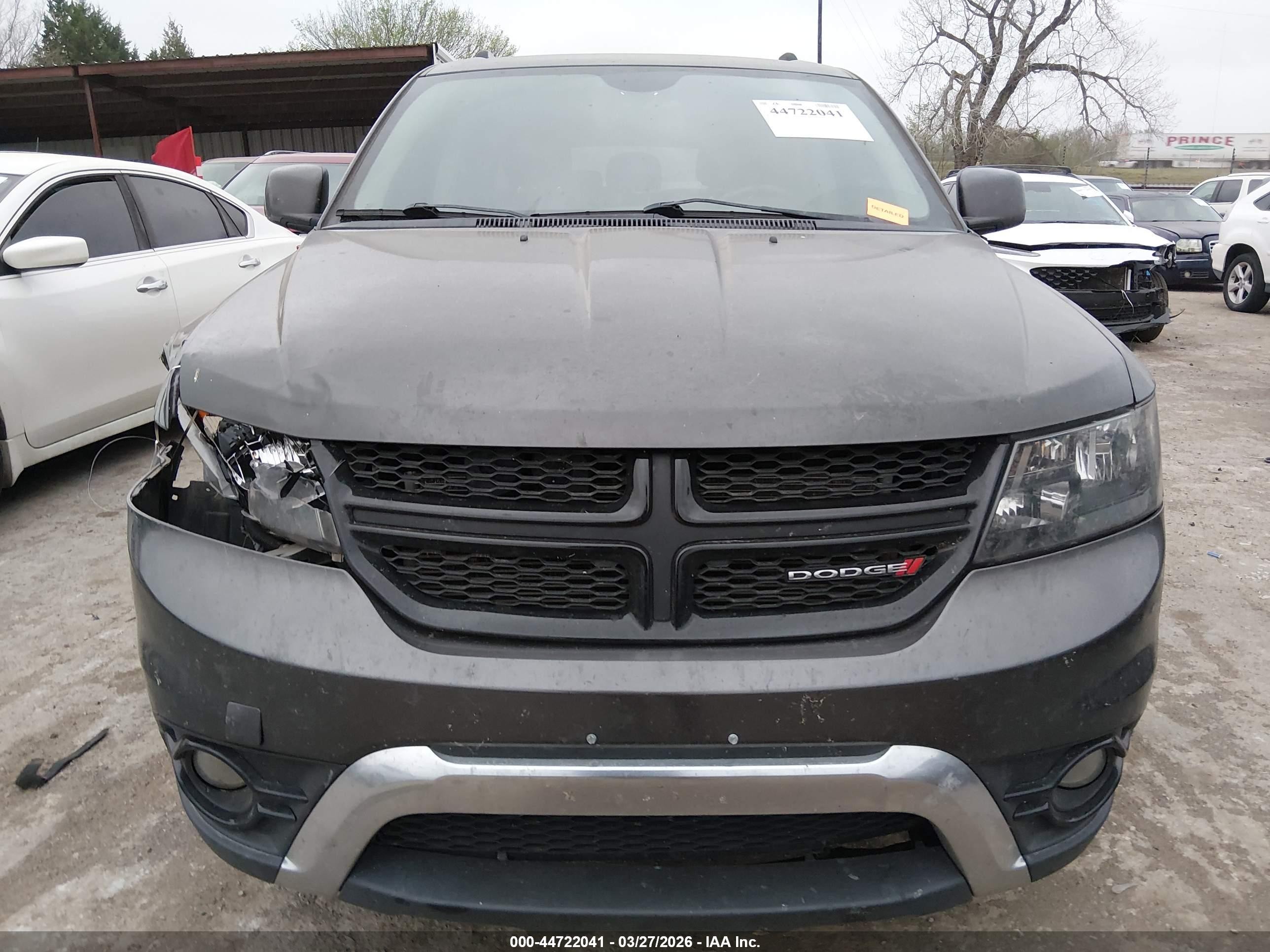 2014 Dodge Journey Crossroad Серый vin: 3C4PDCGB5ET289849