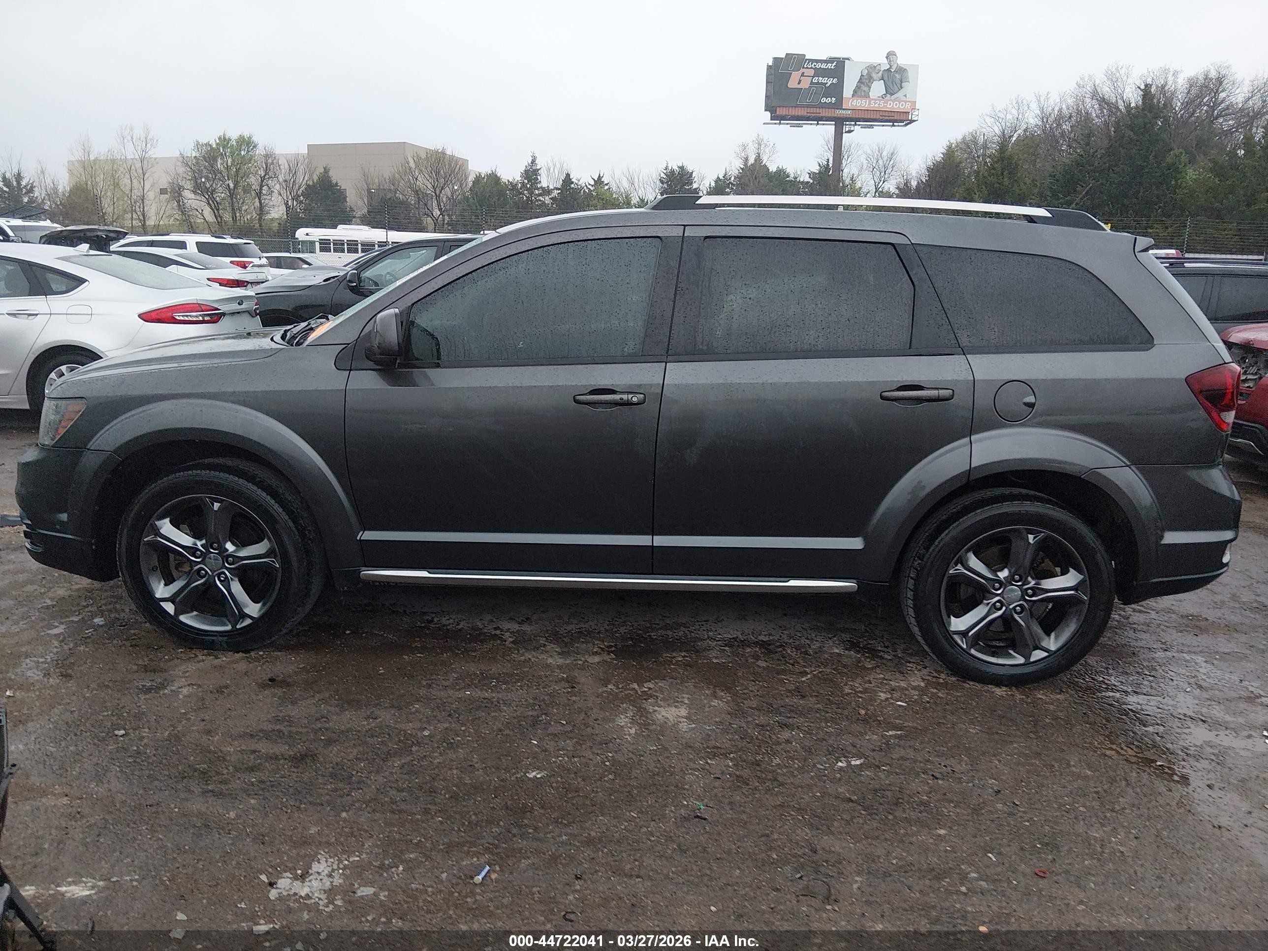 2014 Dodge Journey Crossroad Серый vin: 3C4PDCGB5ET289849