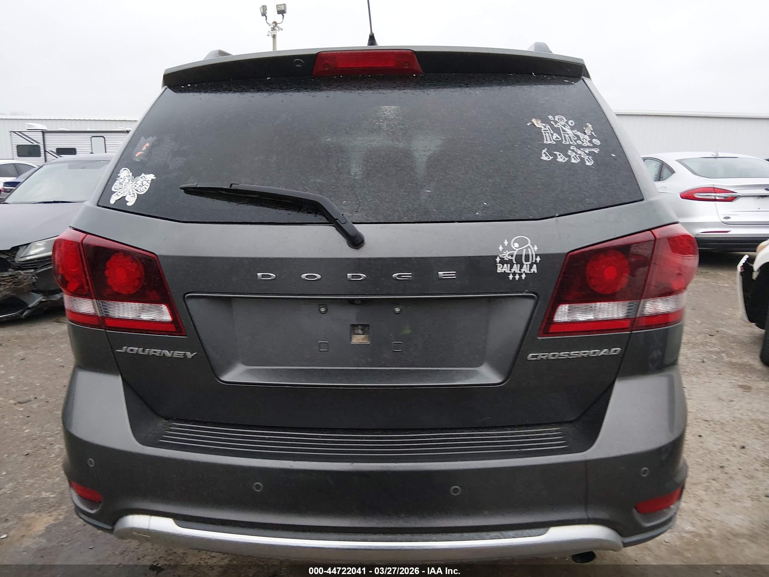 2014 Dodge Journey Crossroad Серый vin: 3C4PDCGB5ET289849
