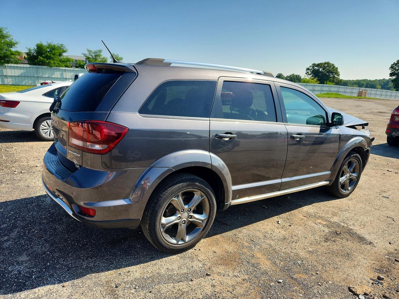 2015 Dodge Journey Crossroad Угольный vin: 3C4PDCGB5FT711765
