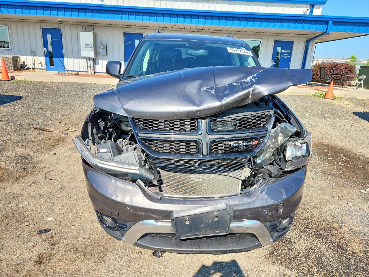 2015 Dodge Journey Crossroad Угольный vin: 3C4PDCGB5FT711765