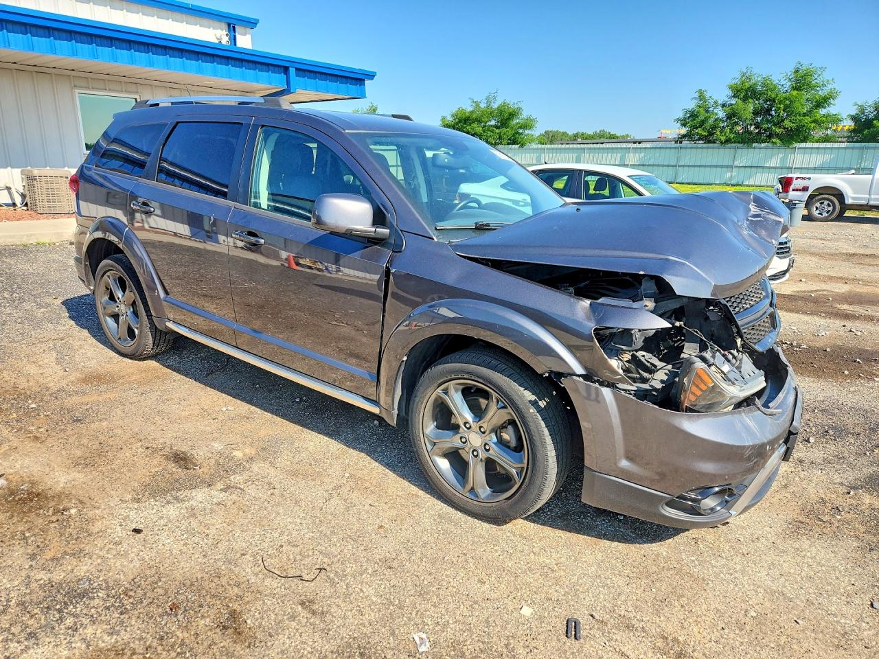 2015 Dodge Journey Crossroad Угольный vin: 3C4PDCGB5FT711765