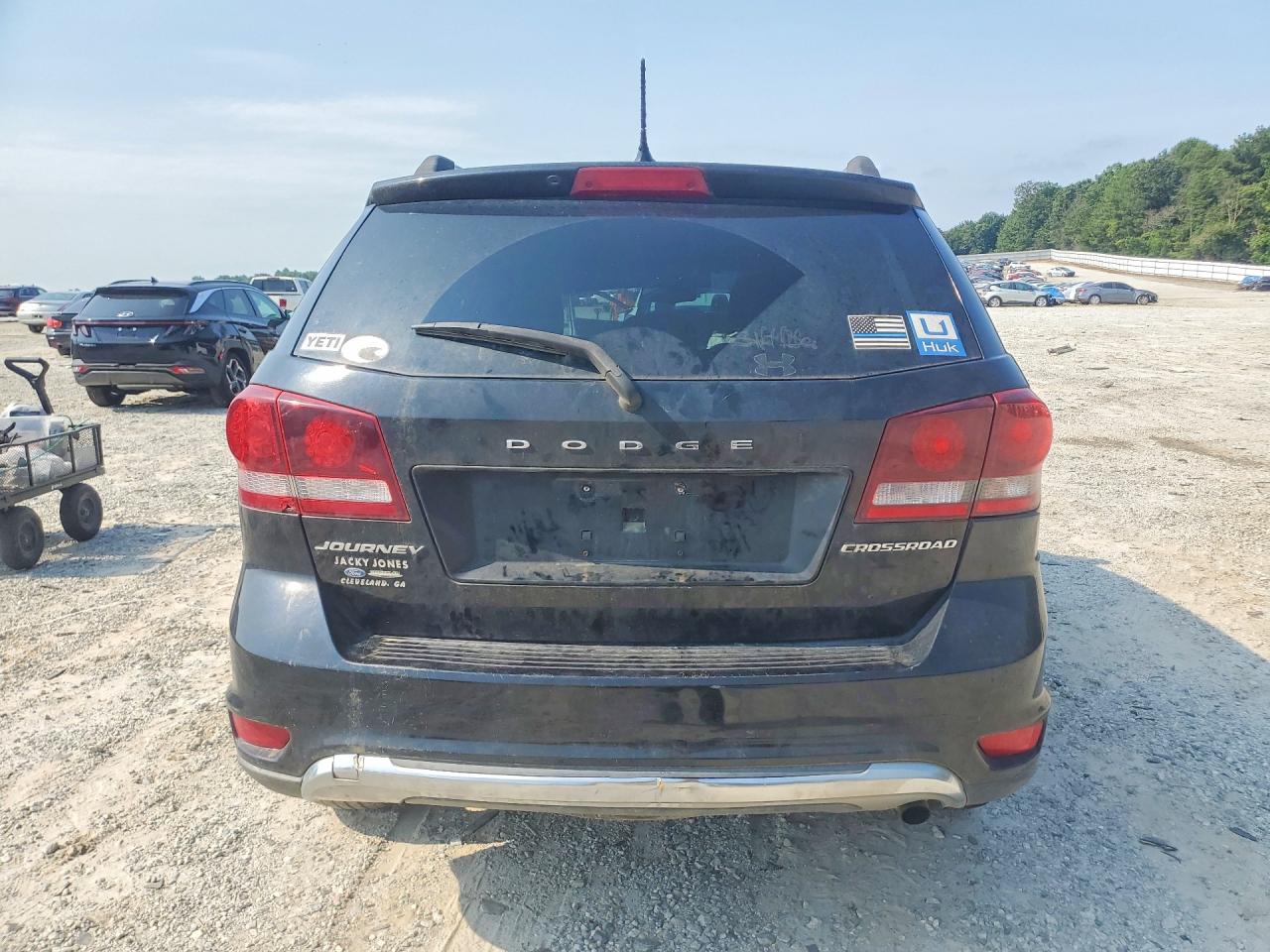 2015 Dodge Journey Crossroad Black vin: 3C4PDCGB6FT600352