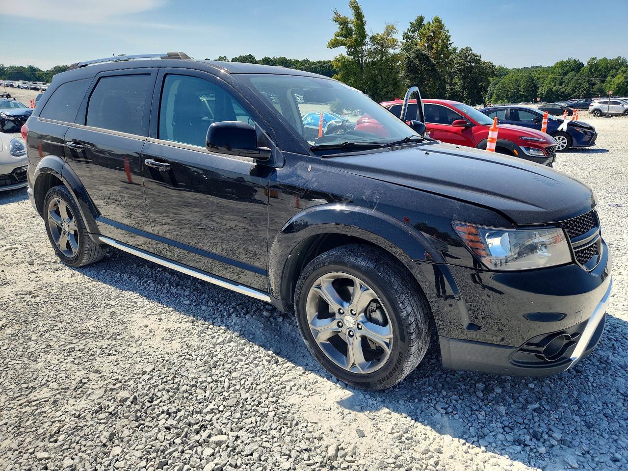 2015 Dodge Journey Crossroad Black vin: 3C4PDCGB7FT517142