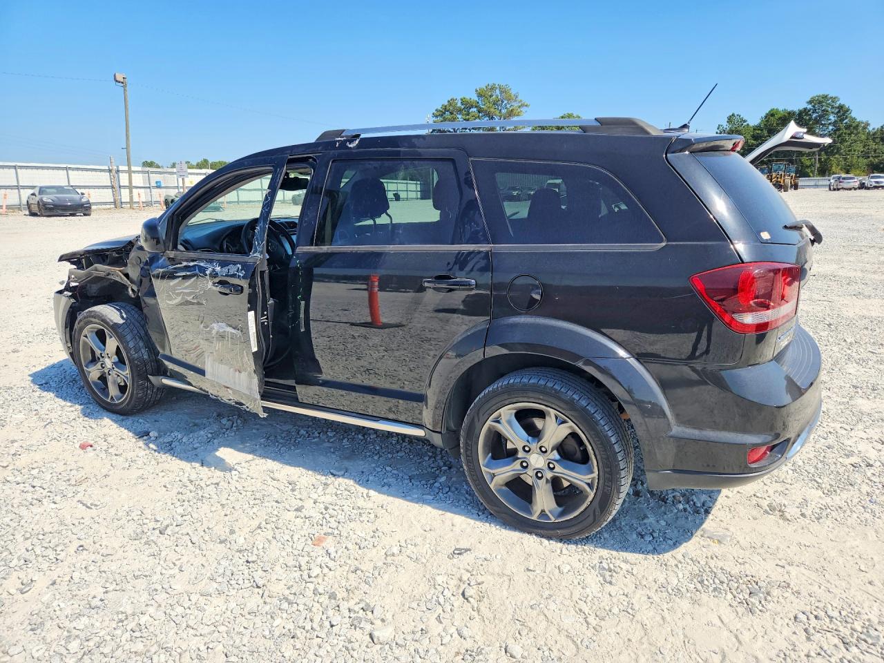 2015 Dodge Journey Crossroad Black vin: 3C4PDCGB7FT517142