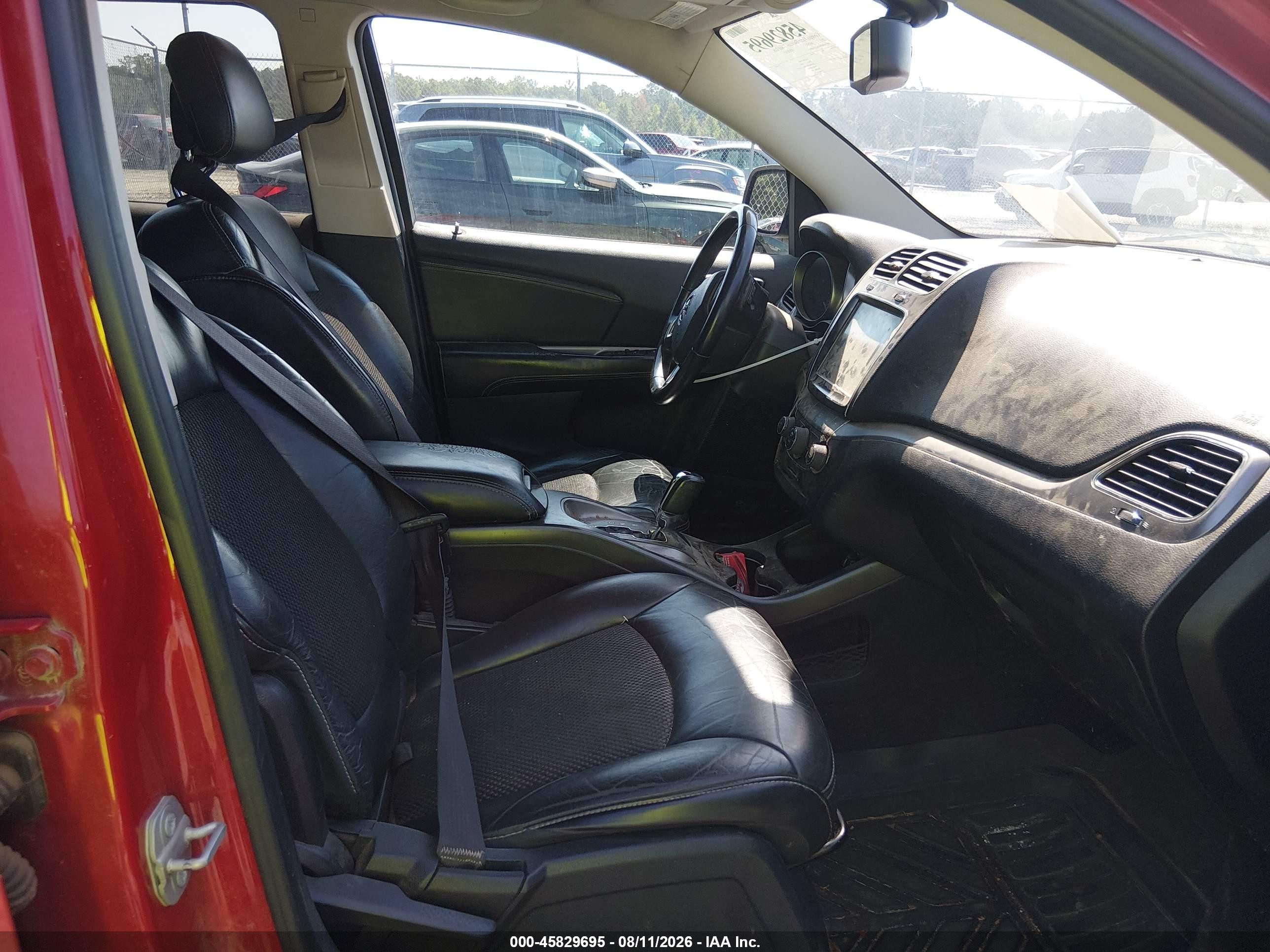 2015 Dodge Journey Crossroad Красный vin: 3C4PDCGB7FT718894