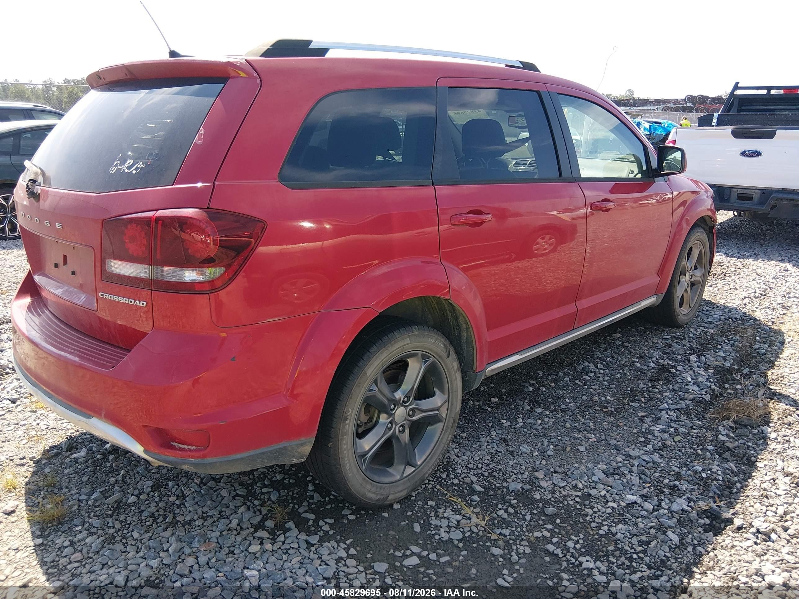 2015 Dodge Journey Crossroad Красный vin: 3C4PDCGB7FT718894