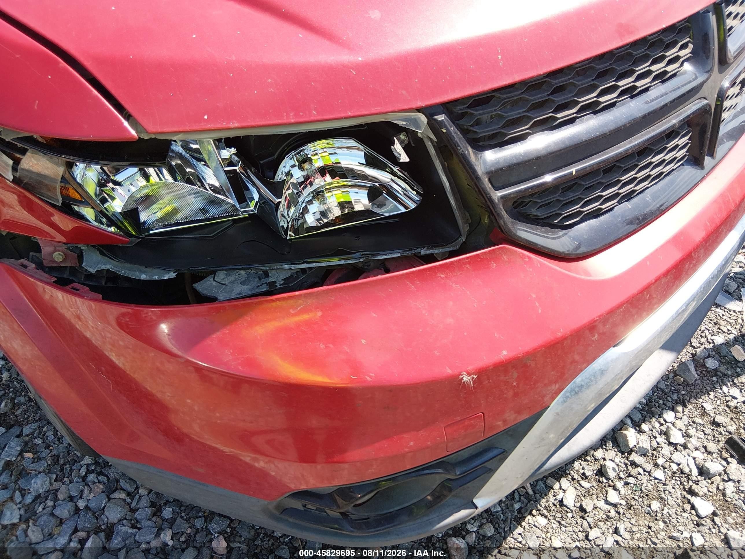 2015 Dodge Journey Crossroad Красный vin: 3C4PDCGB7FT718894