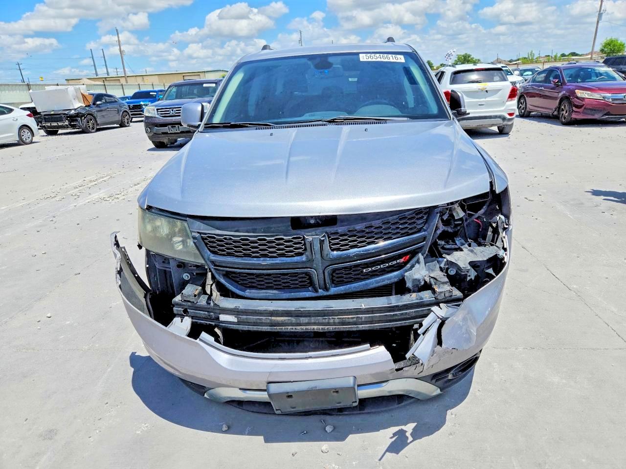 2021 Dodge Journey Crossroad Gray vin: 3C4PDCGB7LT263833